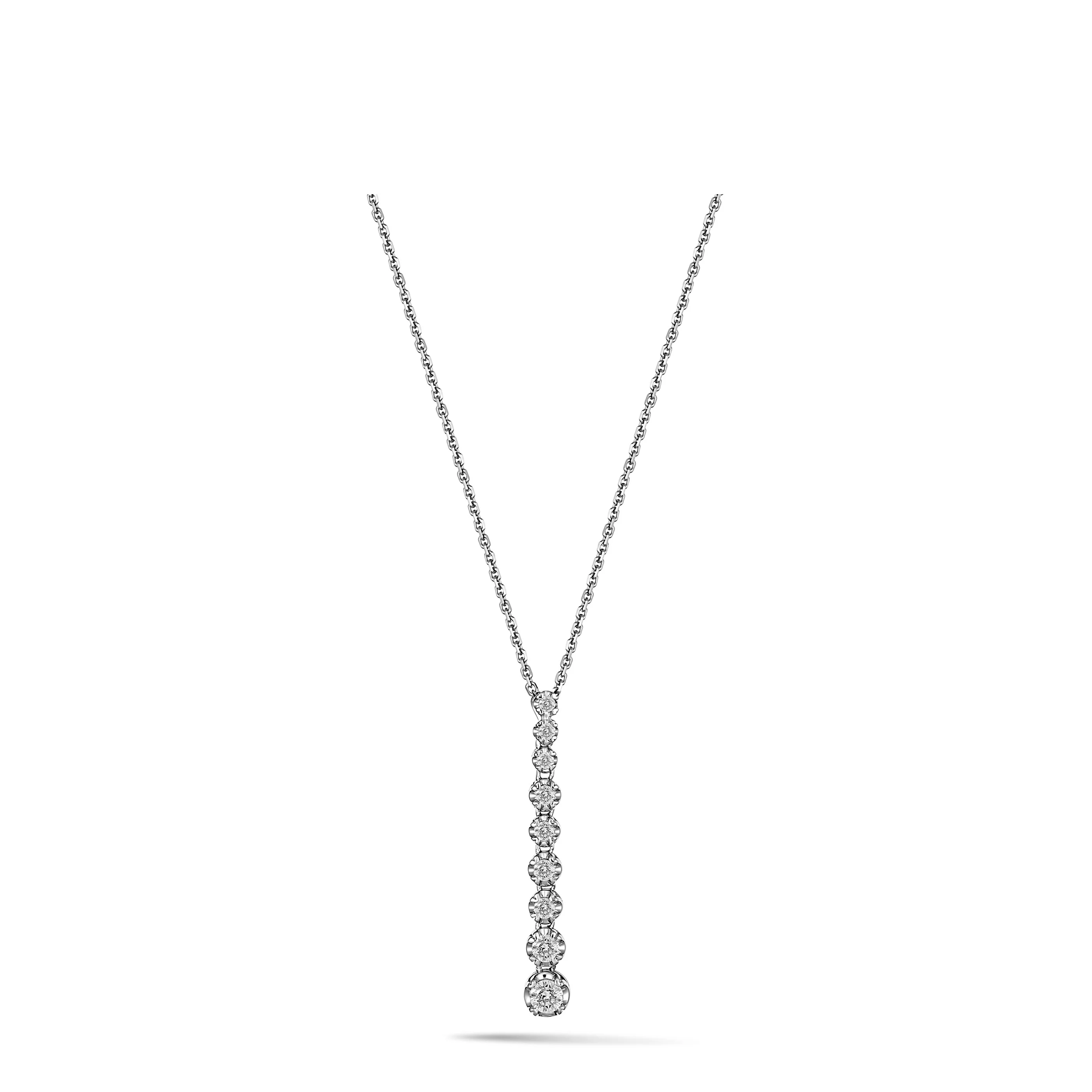Allure Diamond Drop Pendant | Rose Gold - Image 3