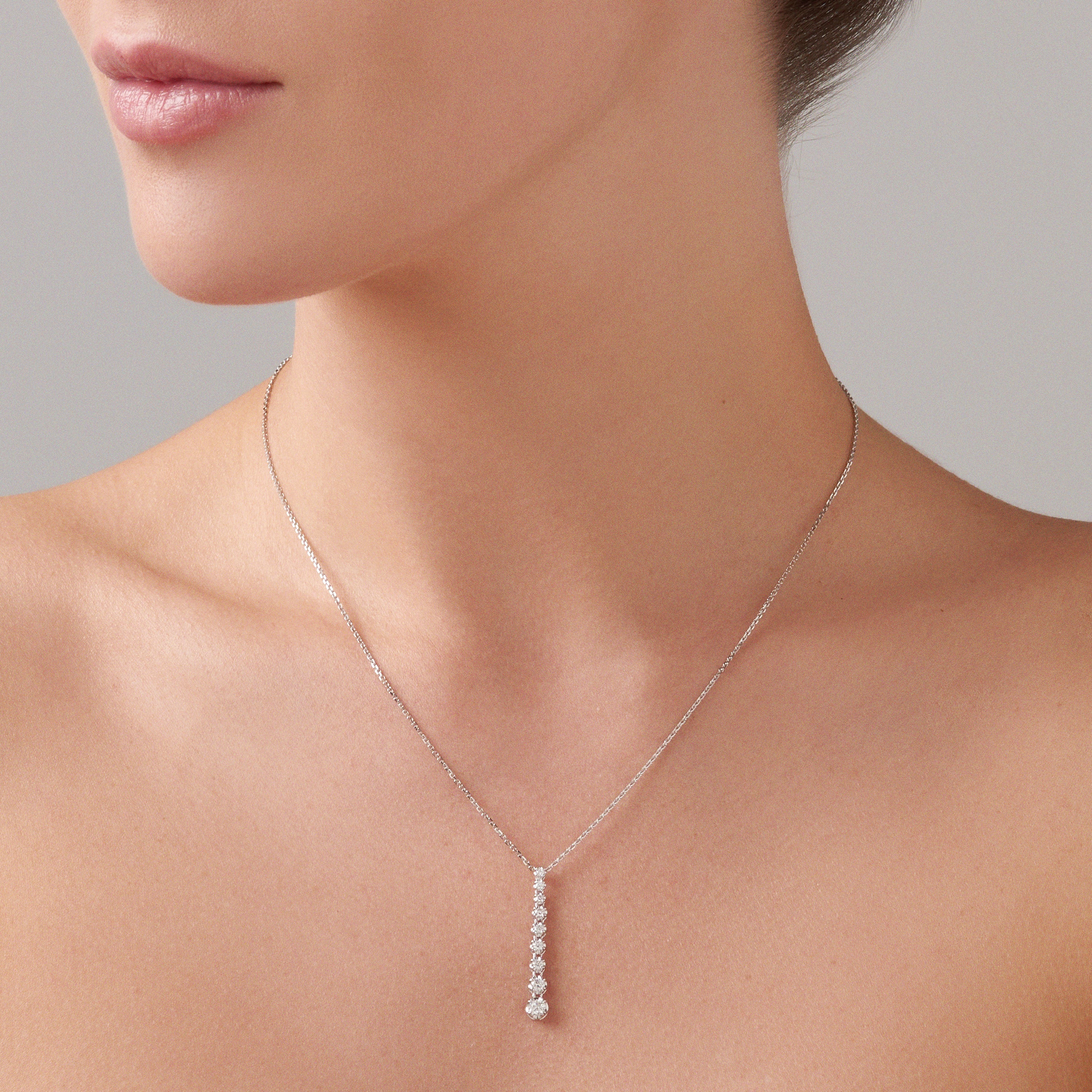 Allure Diamond Drop Pendant | Rose Gold - Image 4