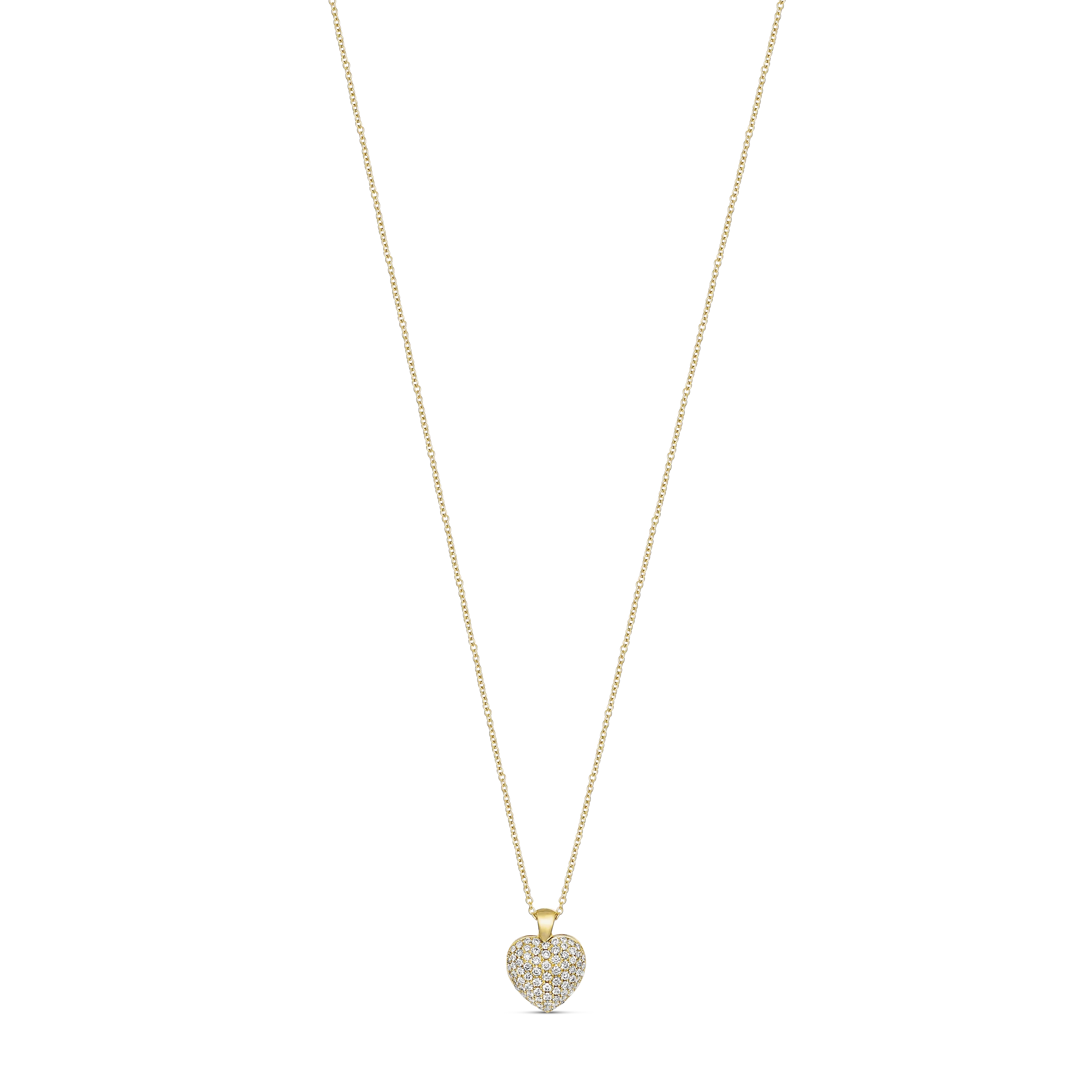 Artisan Pavé Set Heart Small | 18K Yellow Gold - Image 3