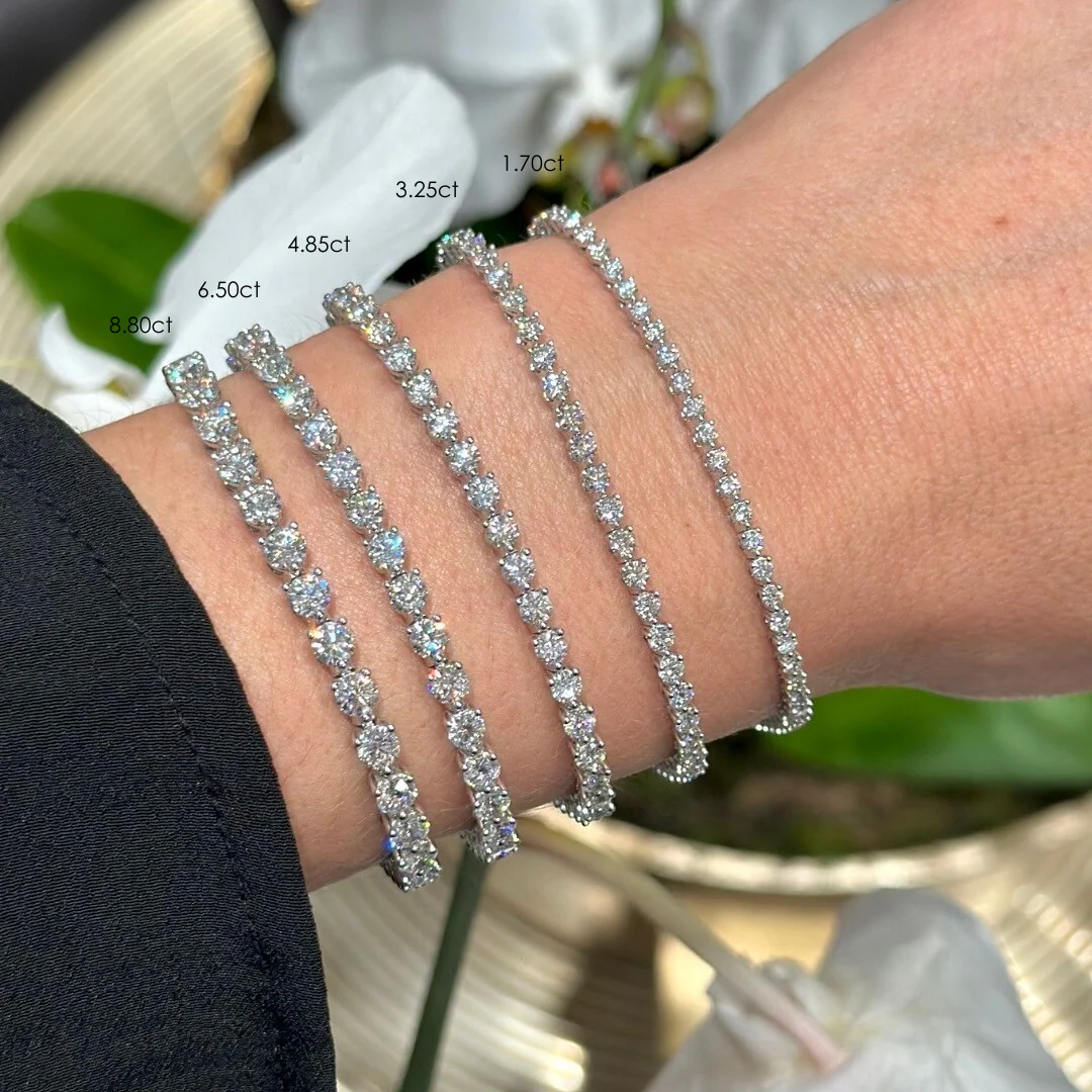 Aura Tennis Bracelet 2.92ct - 3.25ct | White Gold - Image 6