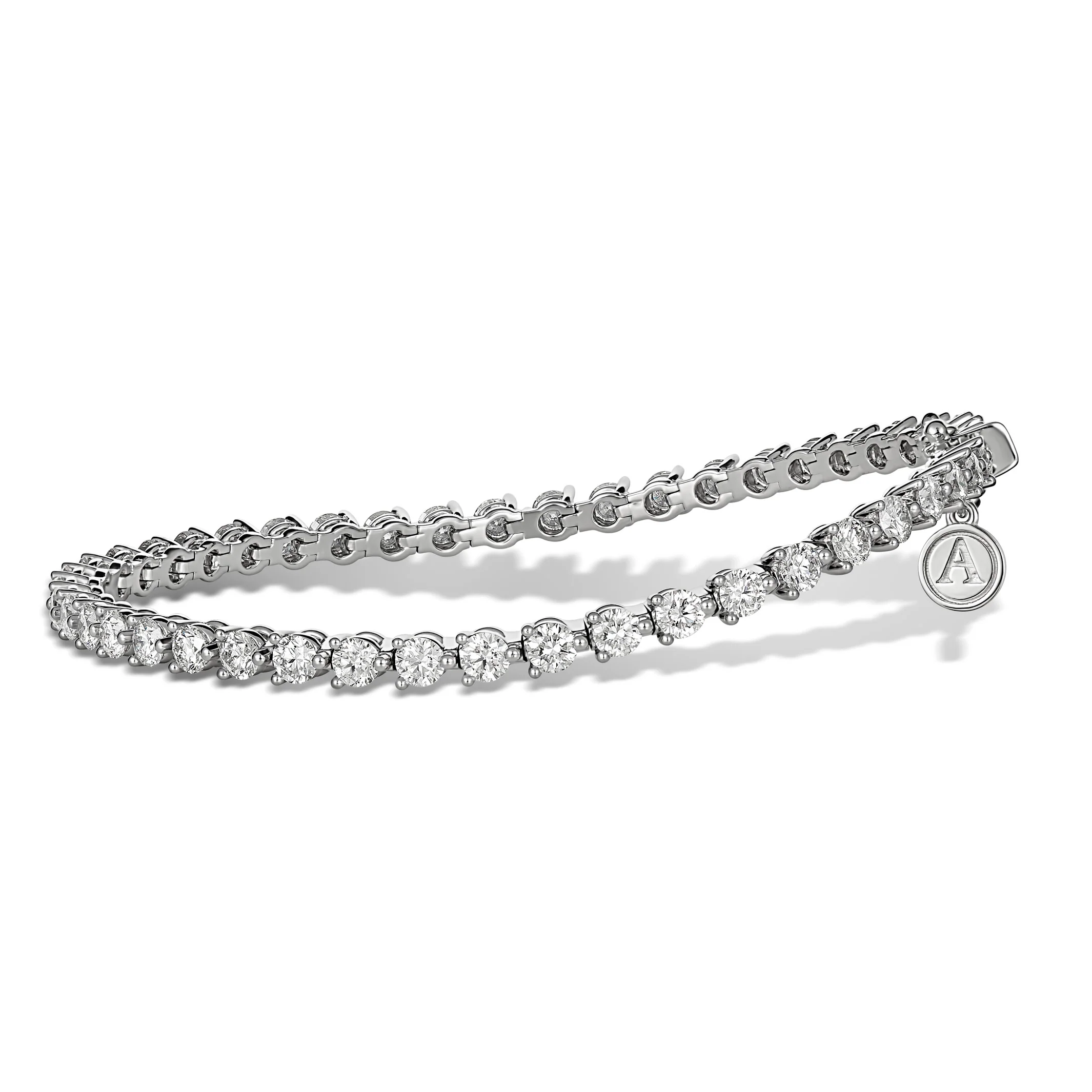 Aura Tennis Bracelet 4.38ct - 4.85ct | Yellow Gold - Image 3