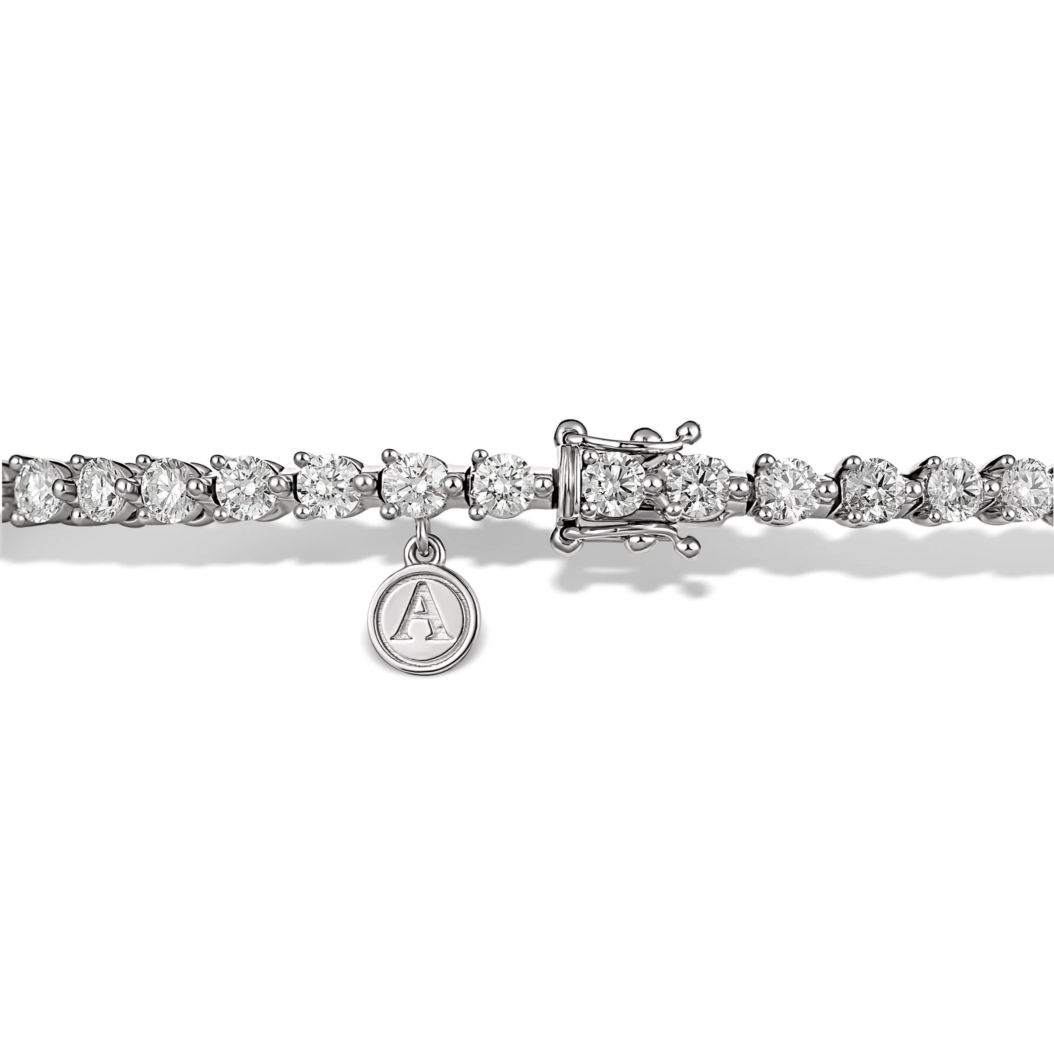 Aura Tennis Bracelet 4.38ct - 4.85ct | Yellow Gold - Image 4
