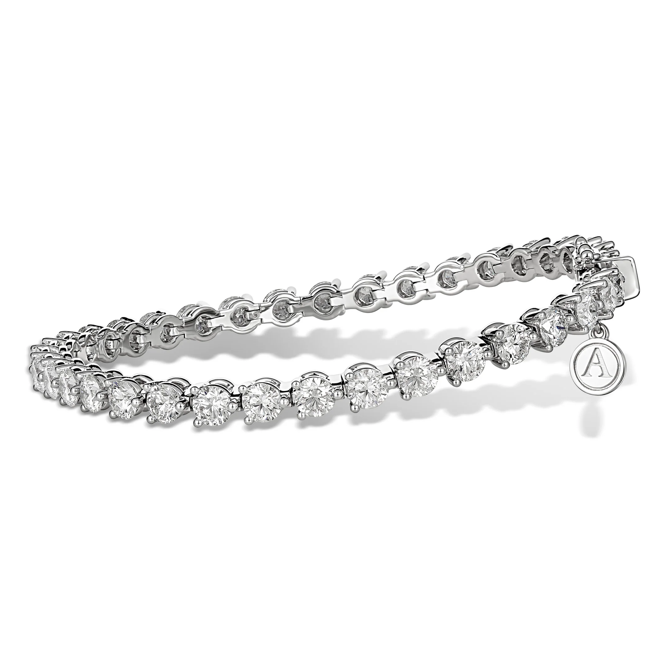 Aura Tennis Bracelet 7.81ct - 8.80ct | Yellow Gold - Image 3