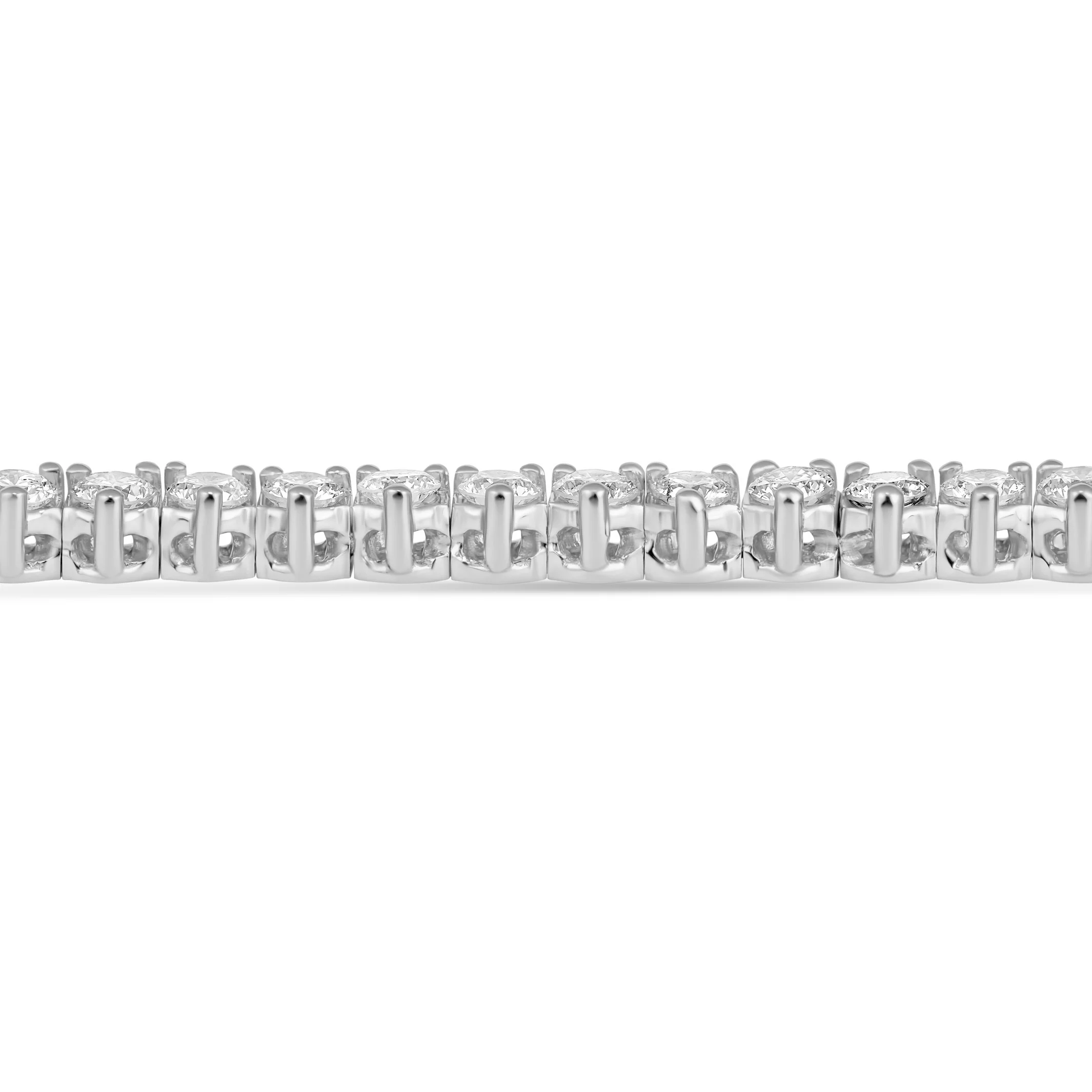 Aura Tennis Necklace 5.37ct - 5.57ct | White Gold - Image 2