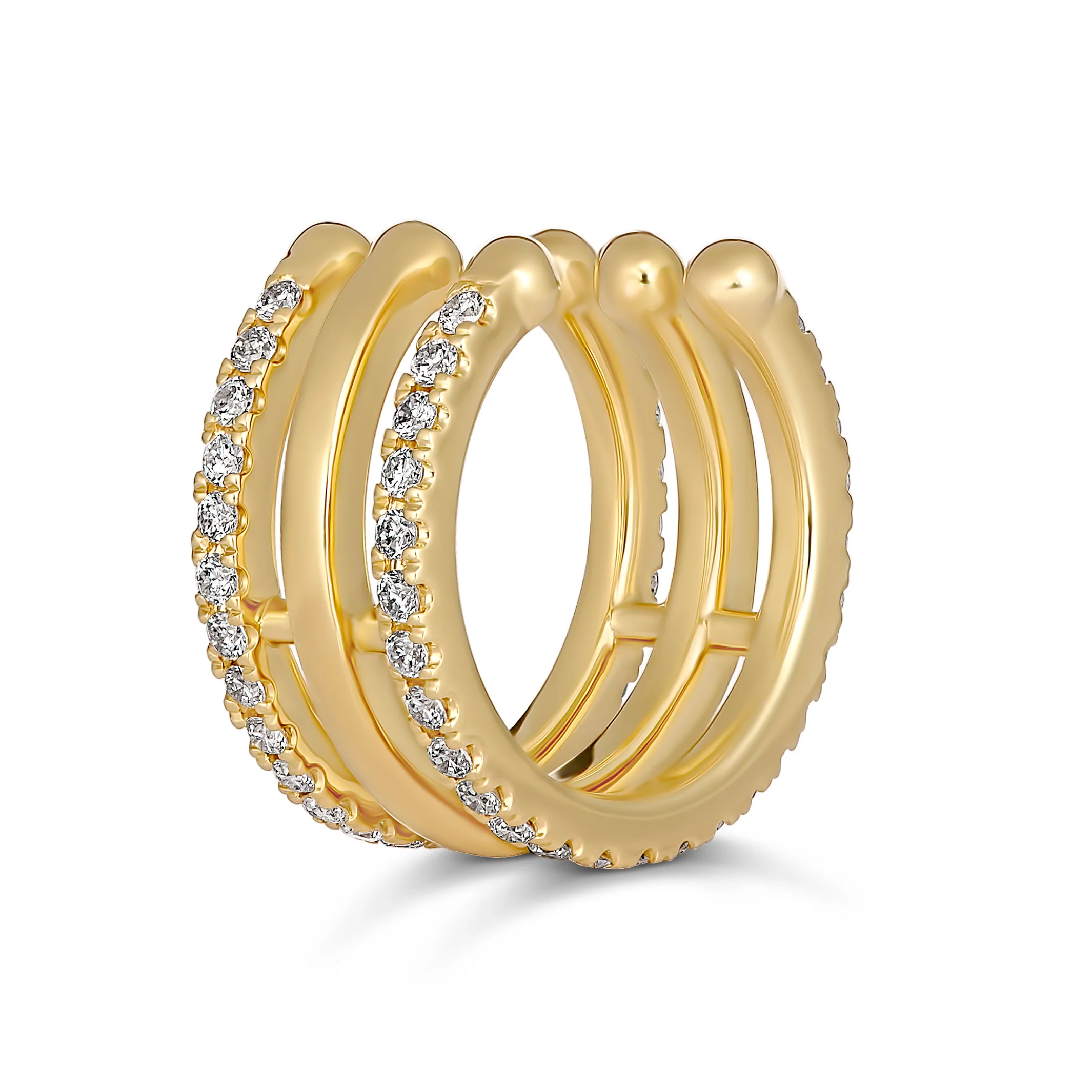 Capri Dreaming® Cove Ear Cuff | 18K Yellow Gold - Image 4
