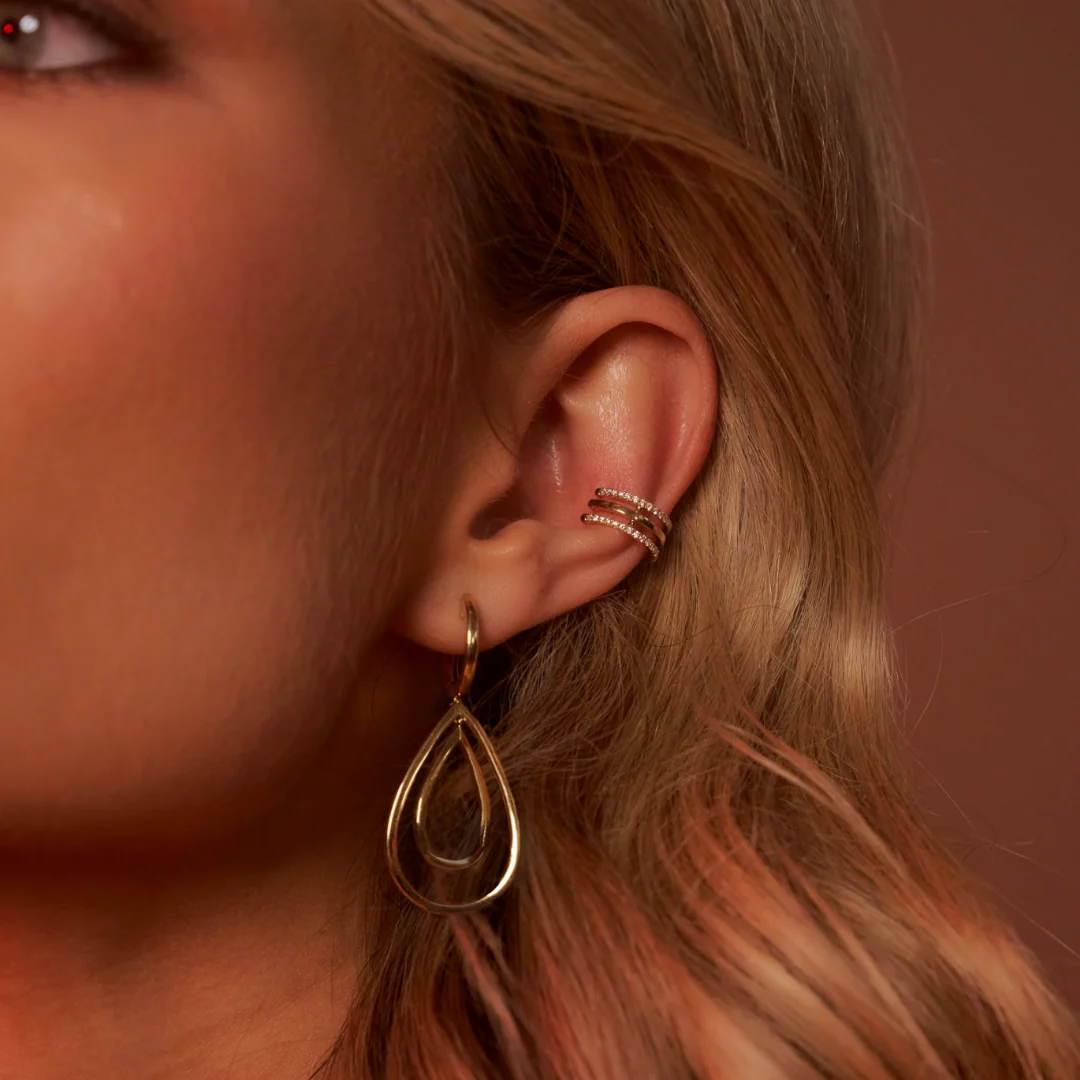 Capri Dreaming® Cove Ear Cuff | 18K Yellow Gold - Image 6