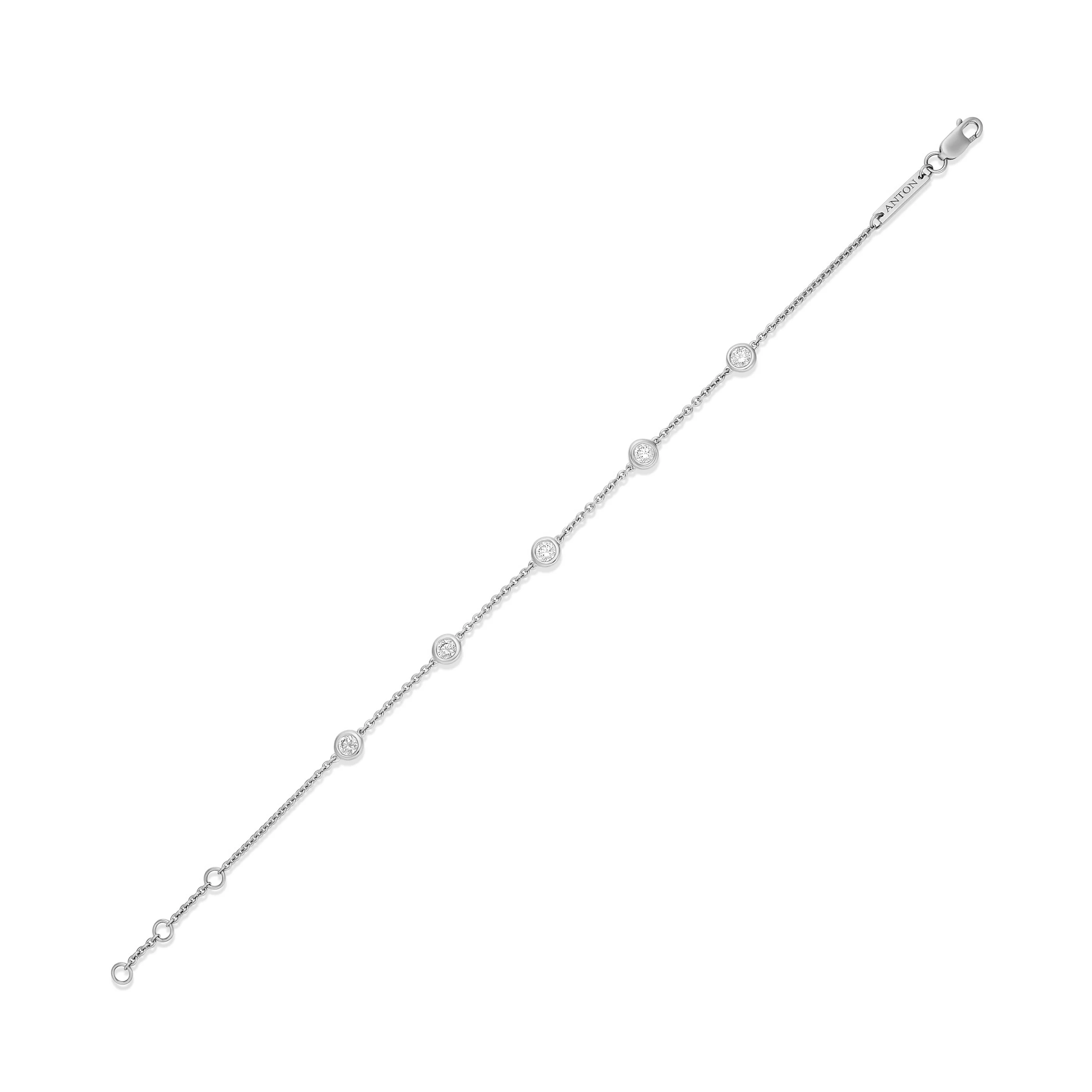 Capri Dreaming® Dot Chain 0.32CT Bracelet | Yellow Gold - Image 6