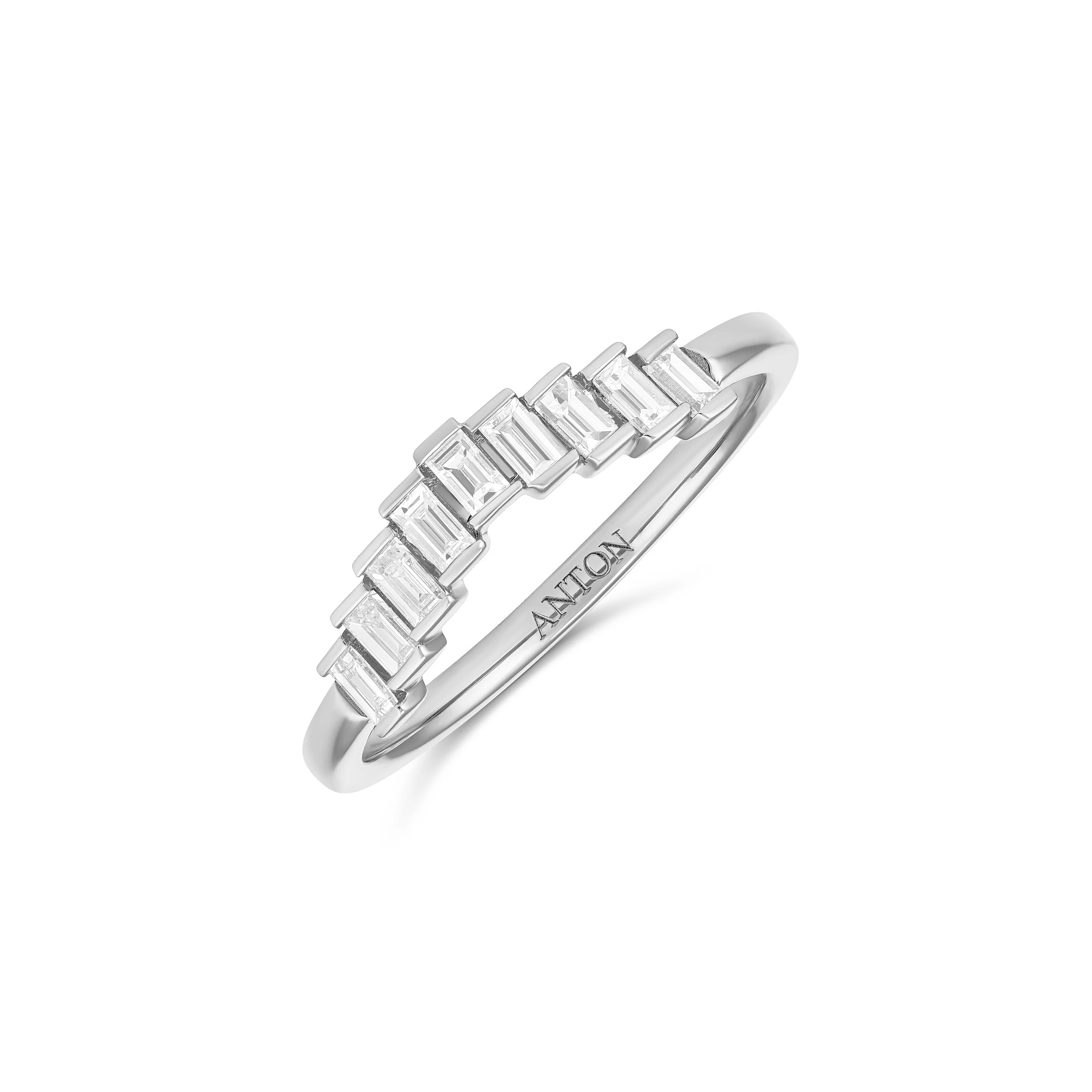 Capri Dreaming® Crest Diamond Ring | 18K White Gold - Image 3