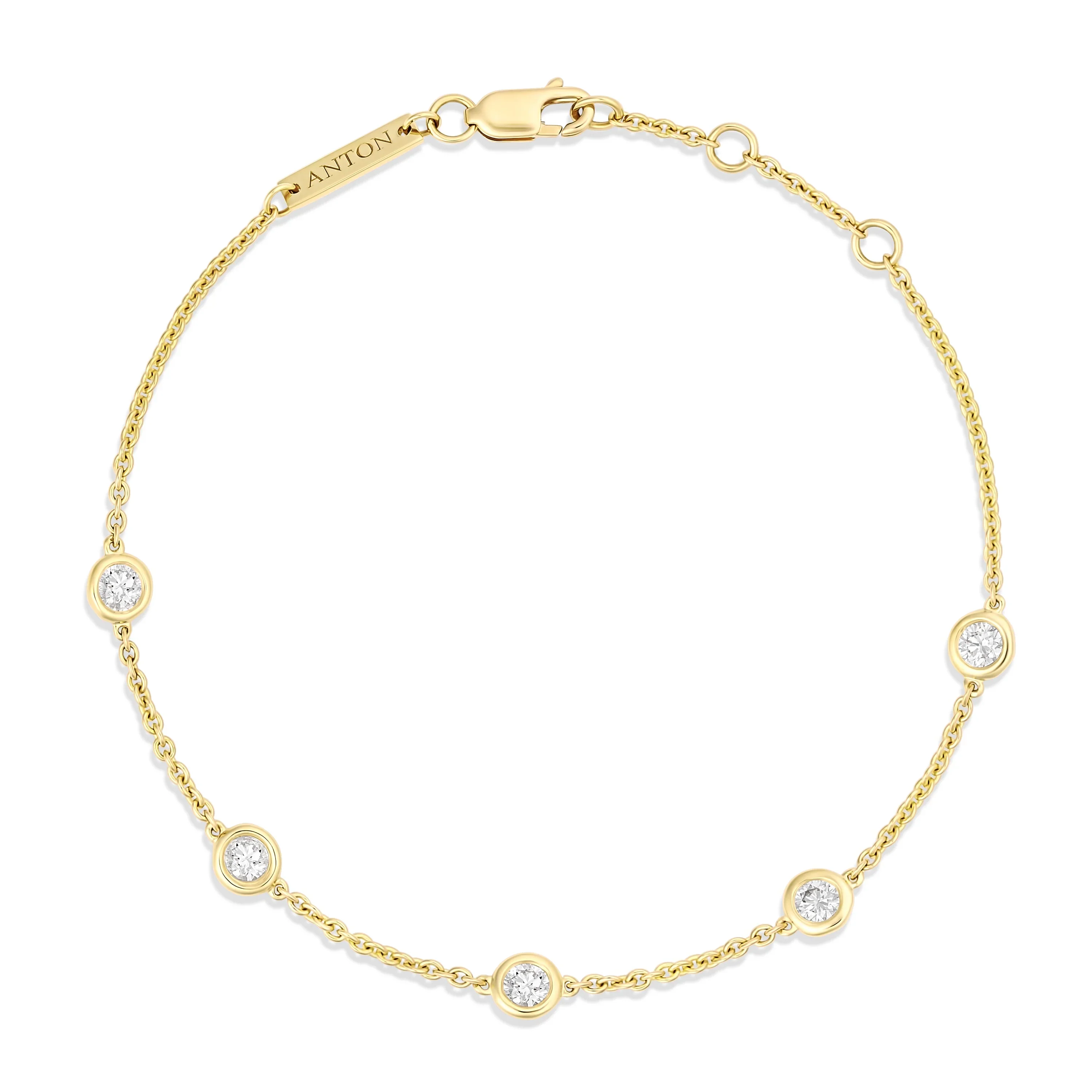 Capri Dreaming® Dot Chain 0.18CT Bracelet | 18K White Gold - Image 15
