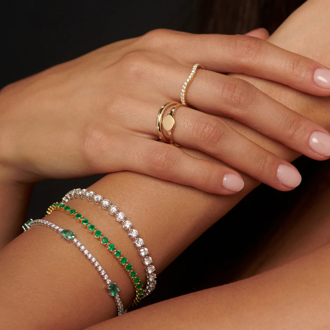 Capri Dreaming® Emerald Tennis Choker | 18K Yellow Gold - Image 7