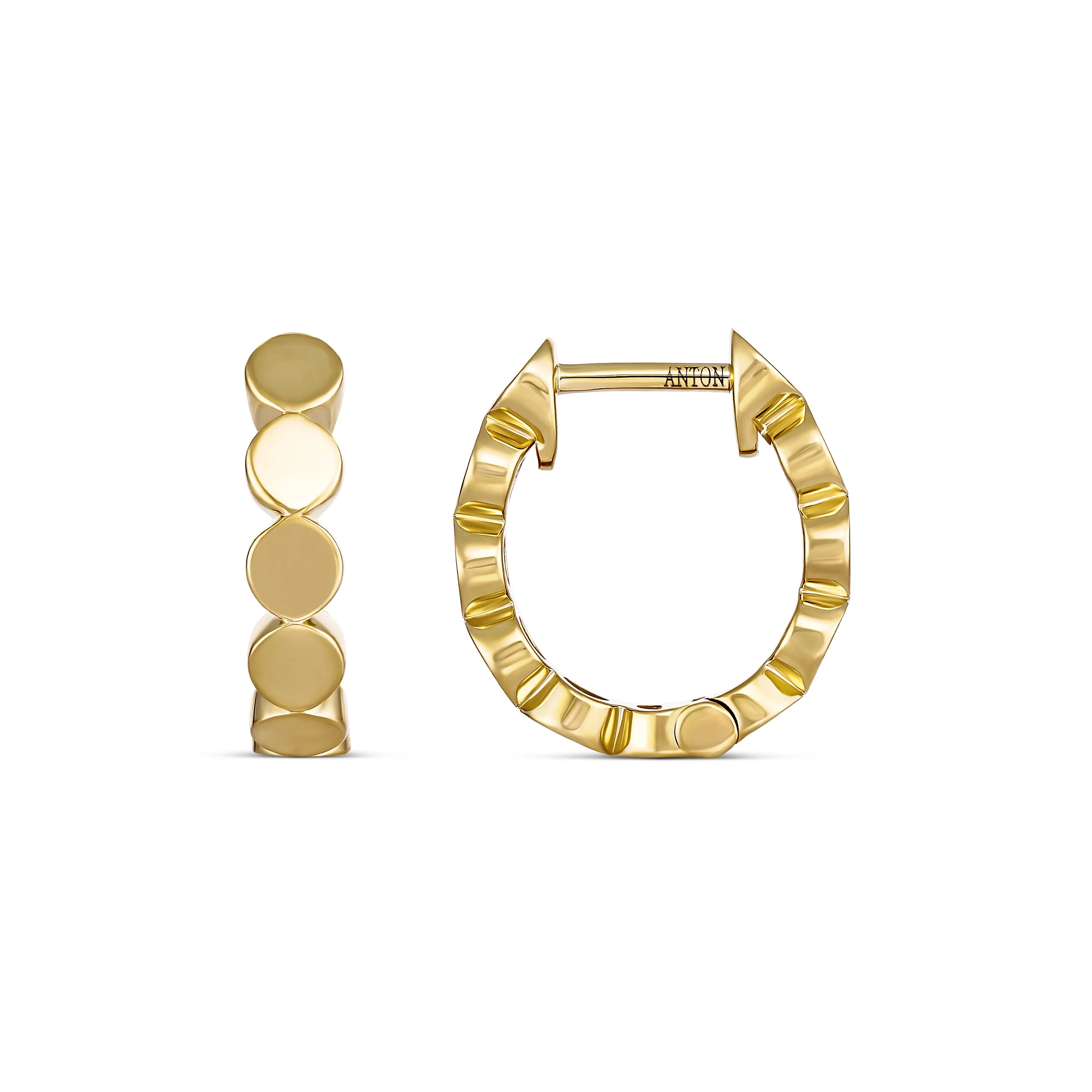 Capri Dreaming® Golden Huggie Earrings Small | 18K Yellow Gold