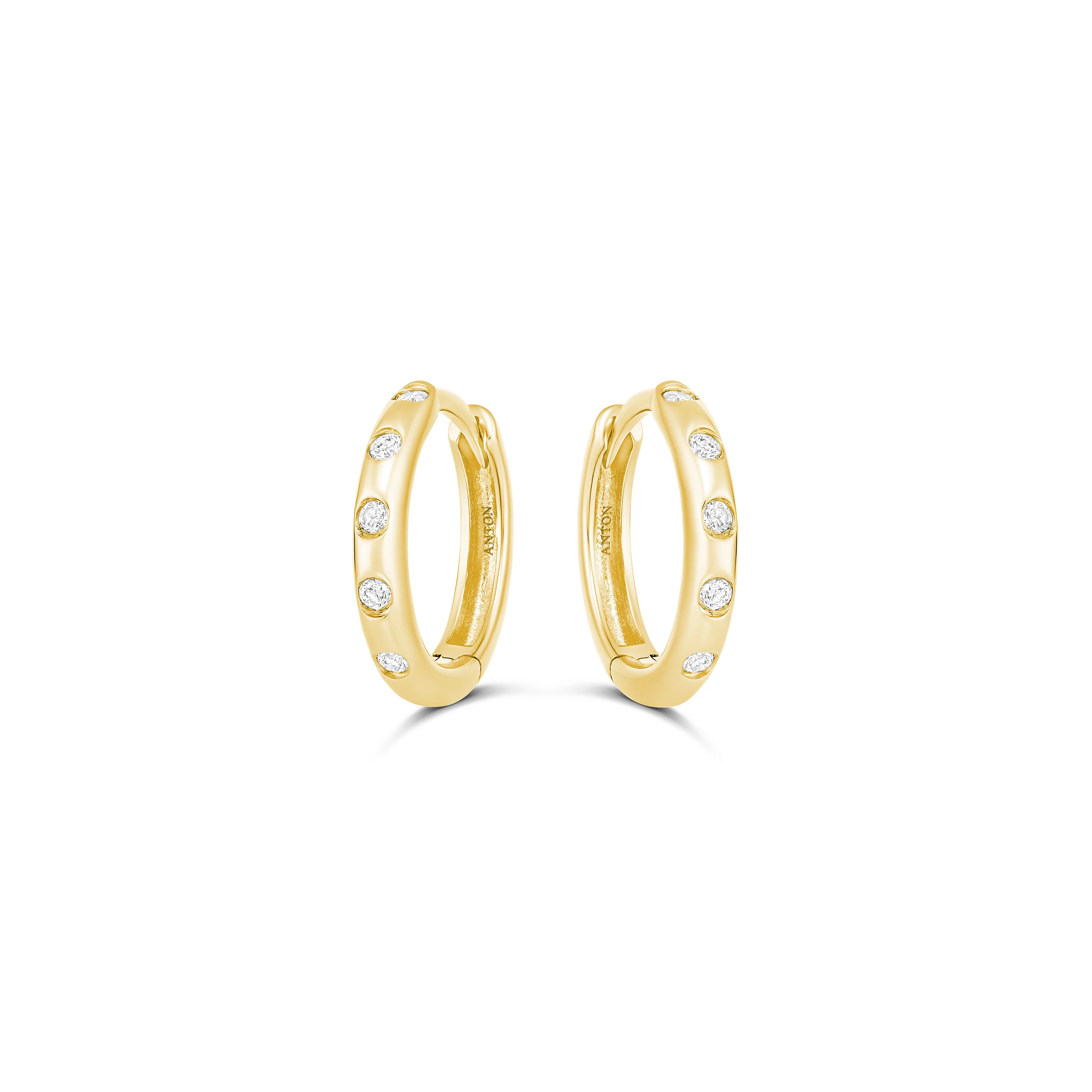 Capri Dreaming® Pebble Huggies Large | White Gold - Image 15