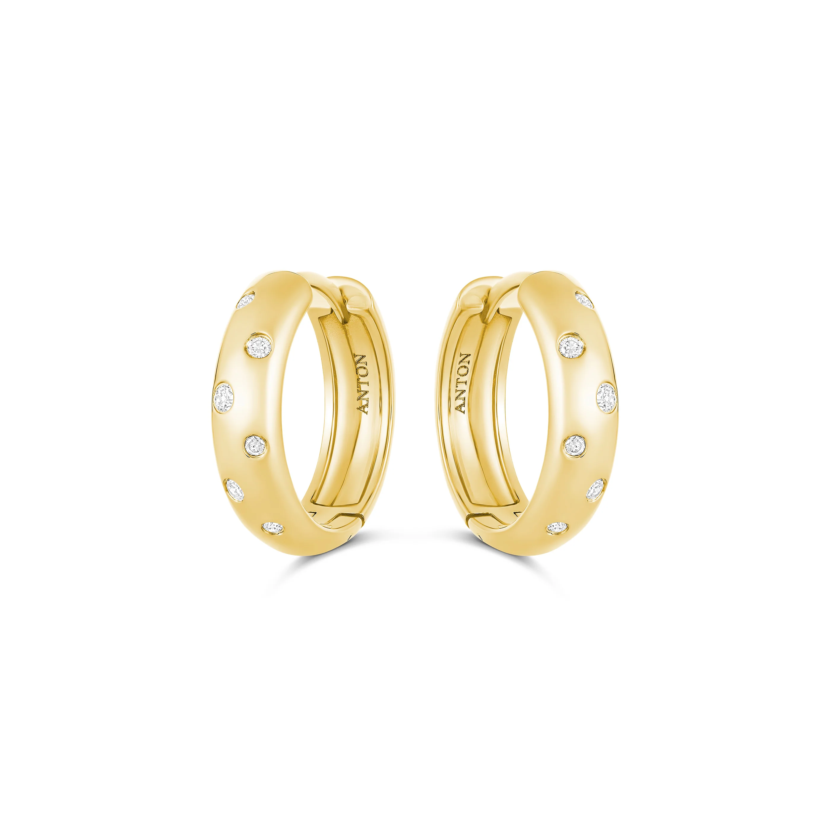 Capri Dreaming® Pebble Huggies Large | White Gold - Image 5