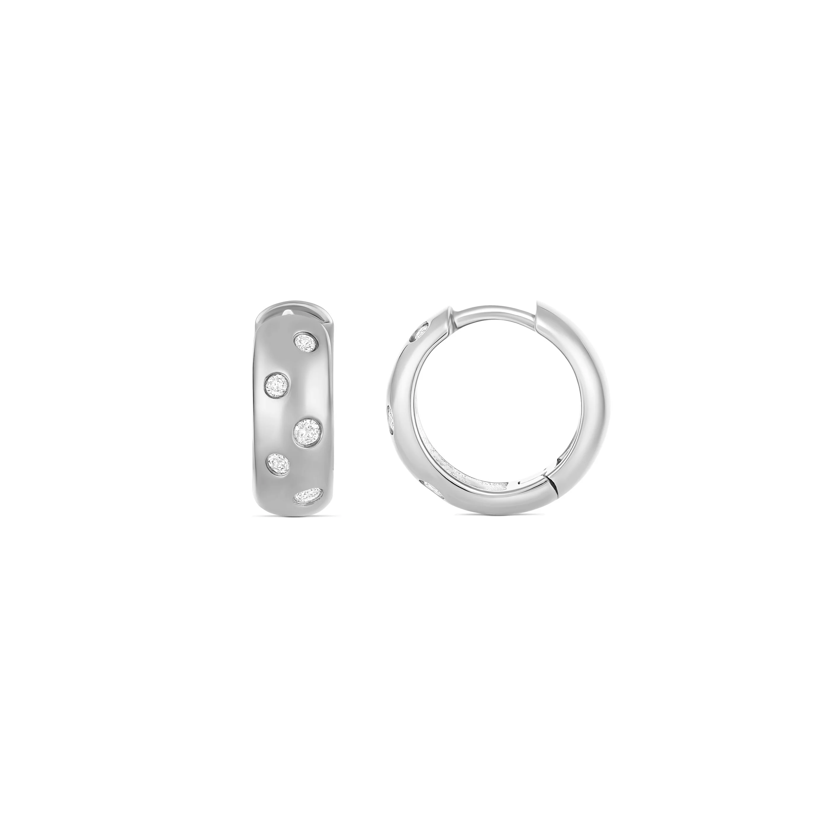 Capri Dreaming® Pebble Huggies Medium | Yellow Gold - Image 4