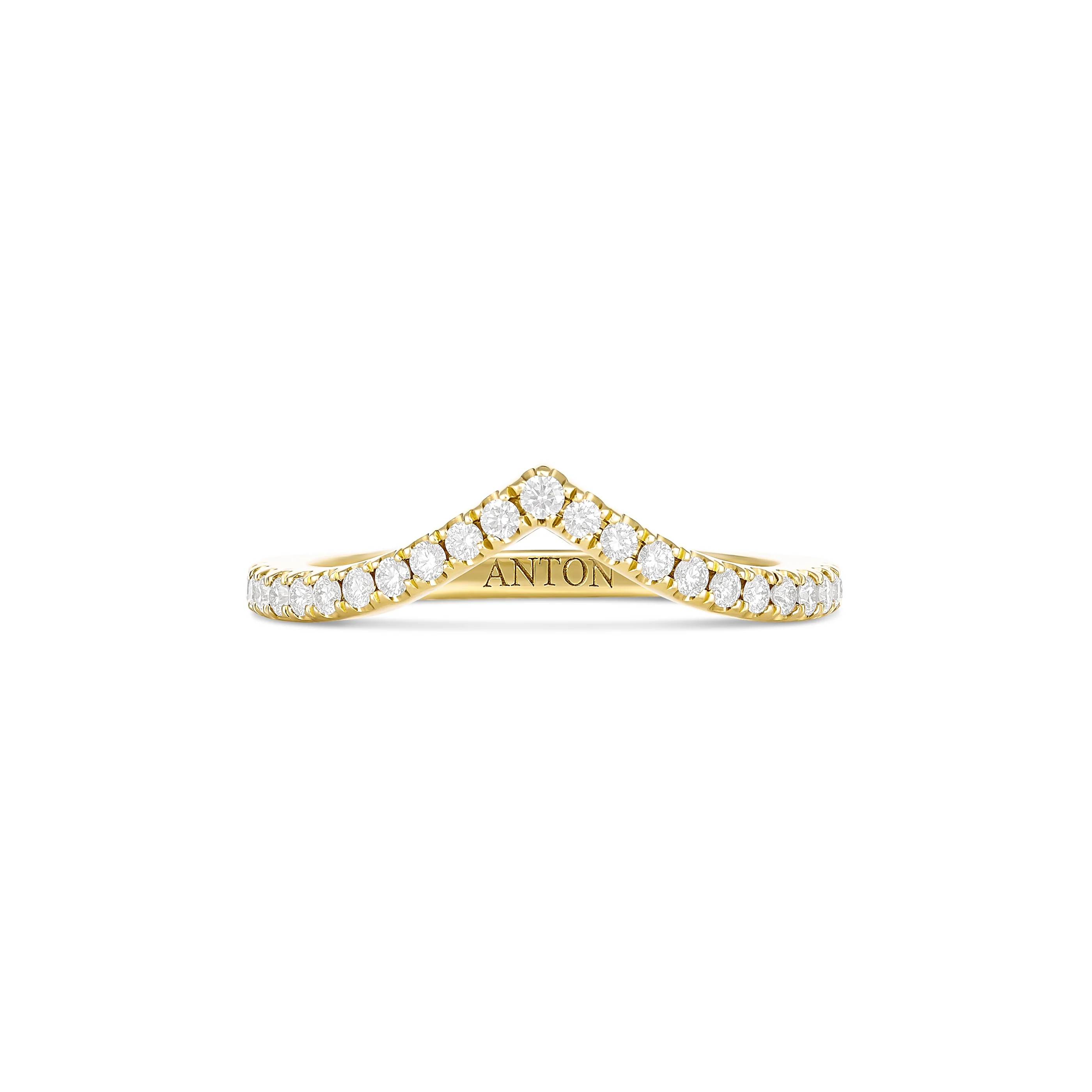 Capri Dreaming® Summit Diamond Ring Small | 18K Yellow Gold