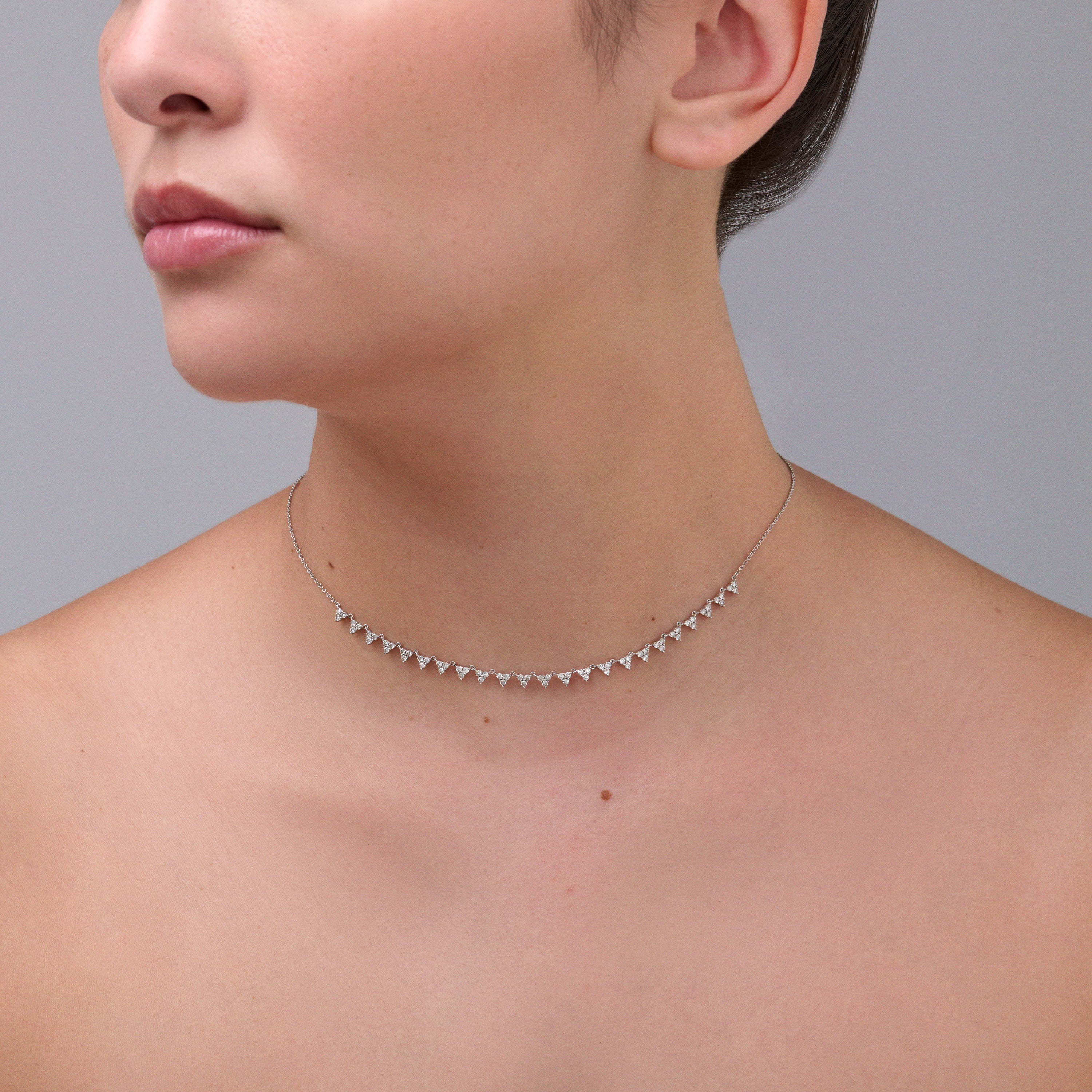 Capri Dreaming® Trio Necklace | 18K White Gold - Image 2
