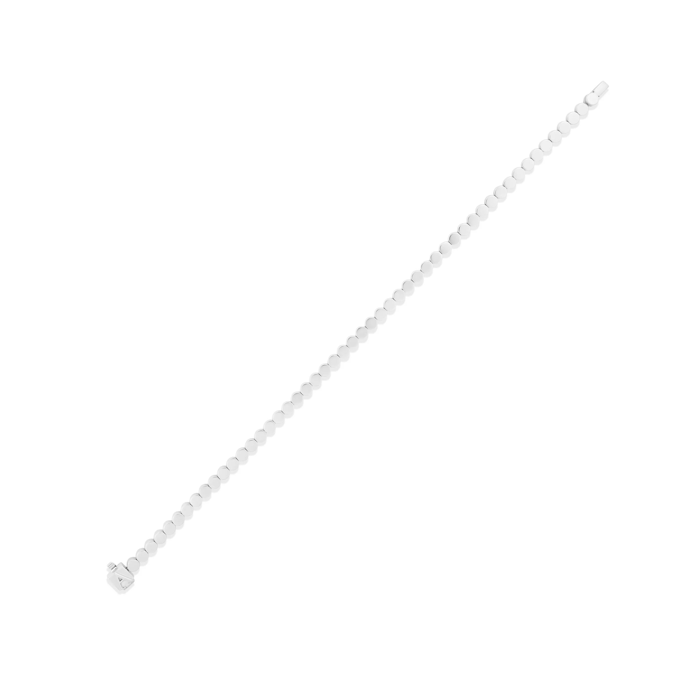 Capri Dreaming® Golden Tennis Bracelet | White Gold - Image 2