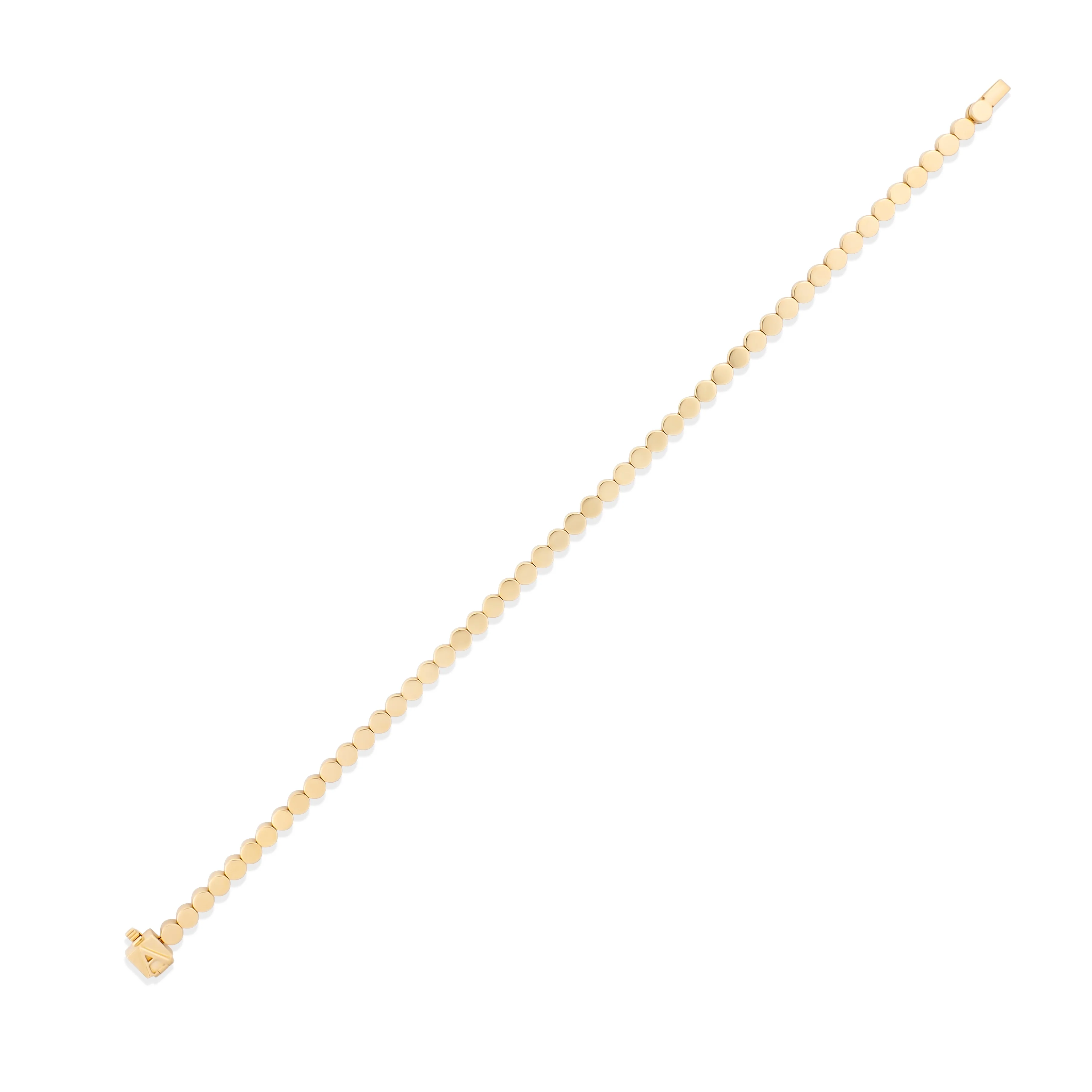 Capri Dreaming® Golden Tennis Bracelet | White Gold - Image 5