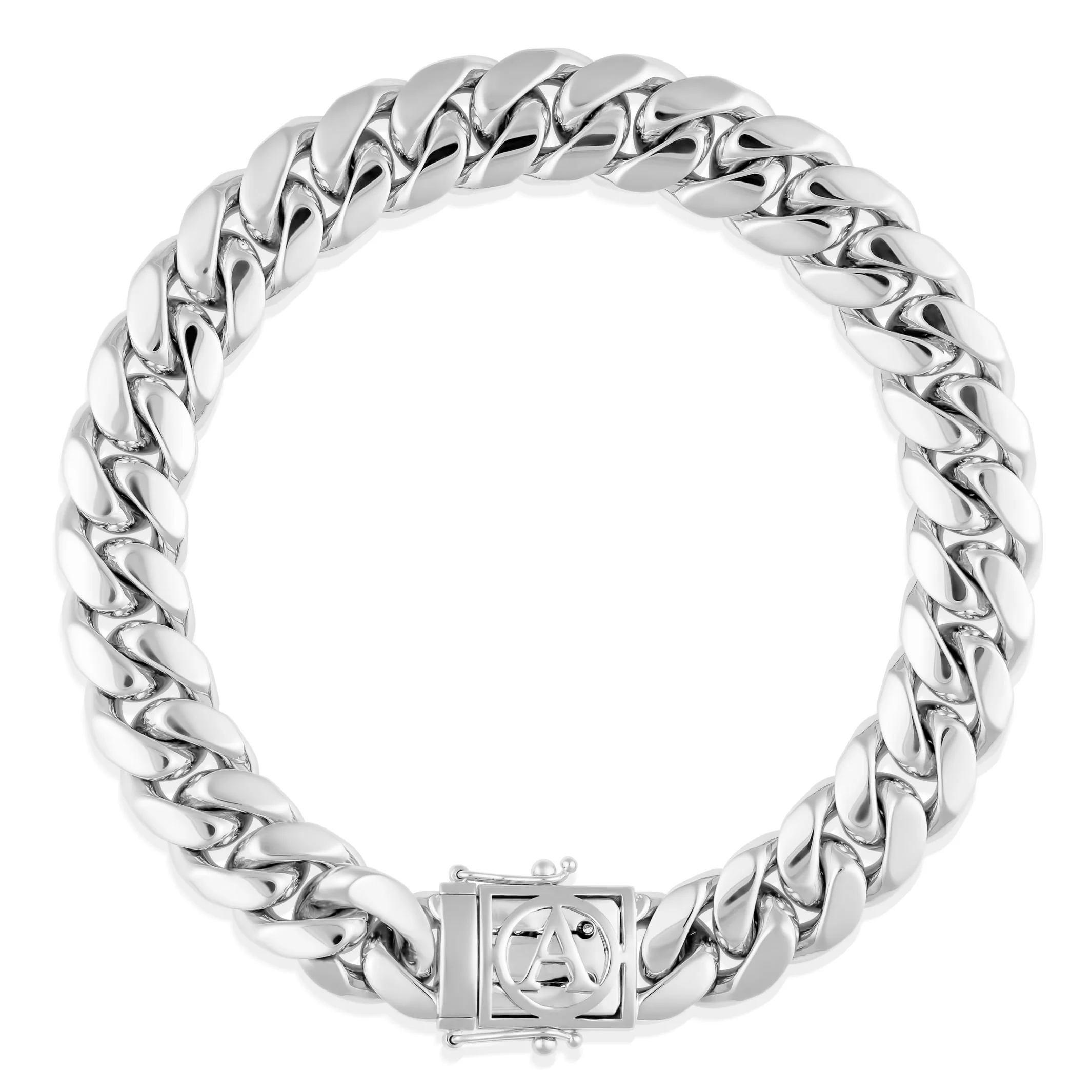 Cuban Link Bracelet | 18k White Gold - Image 2