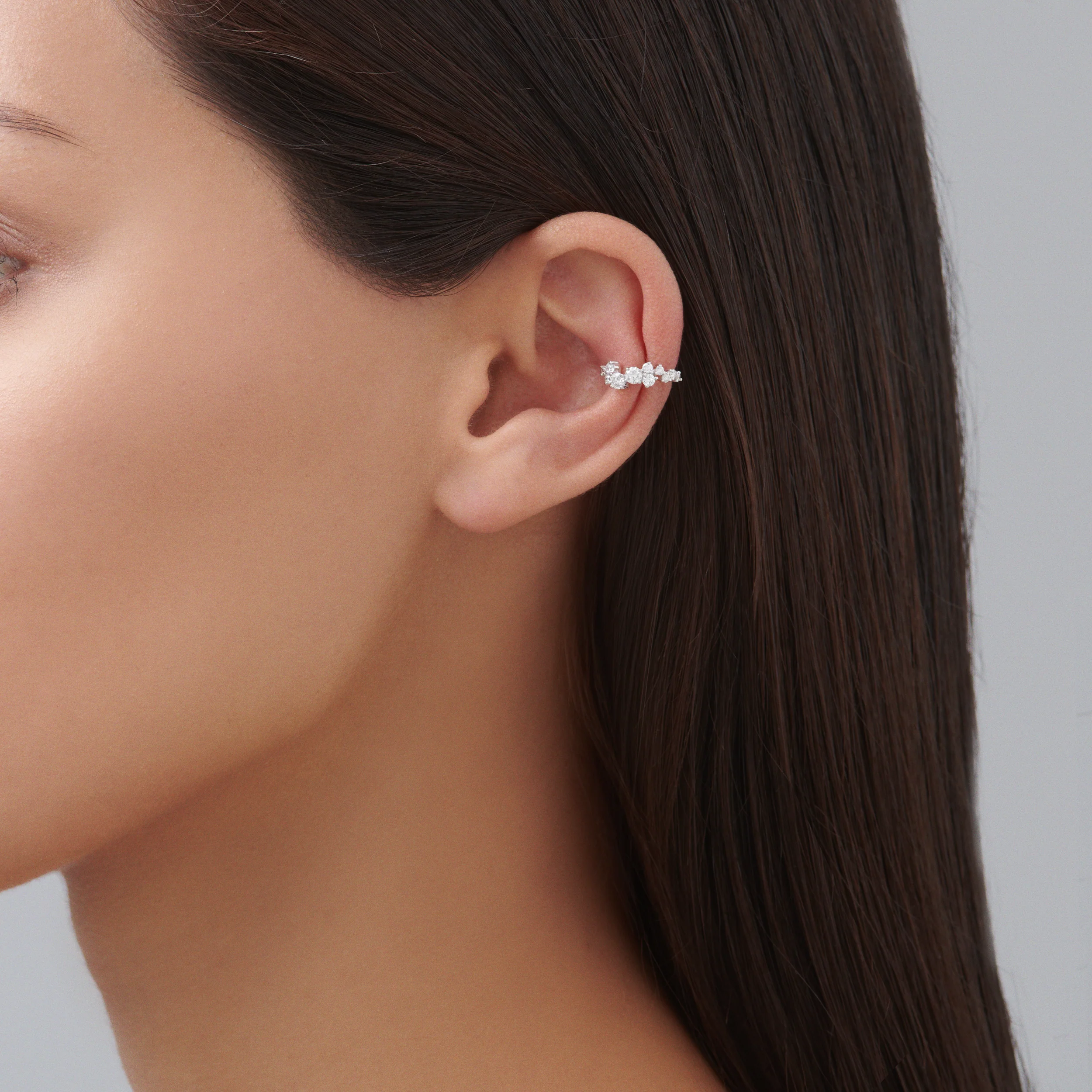 Galaxy Diamond Ear Cuff | 18K Yellow Gold - Image 5