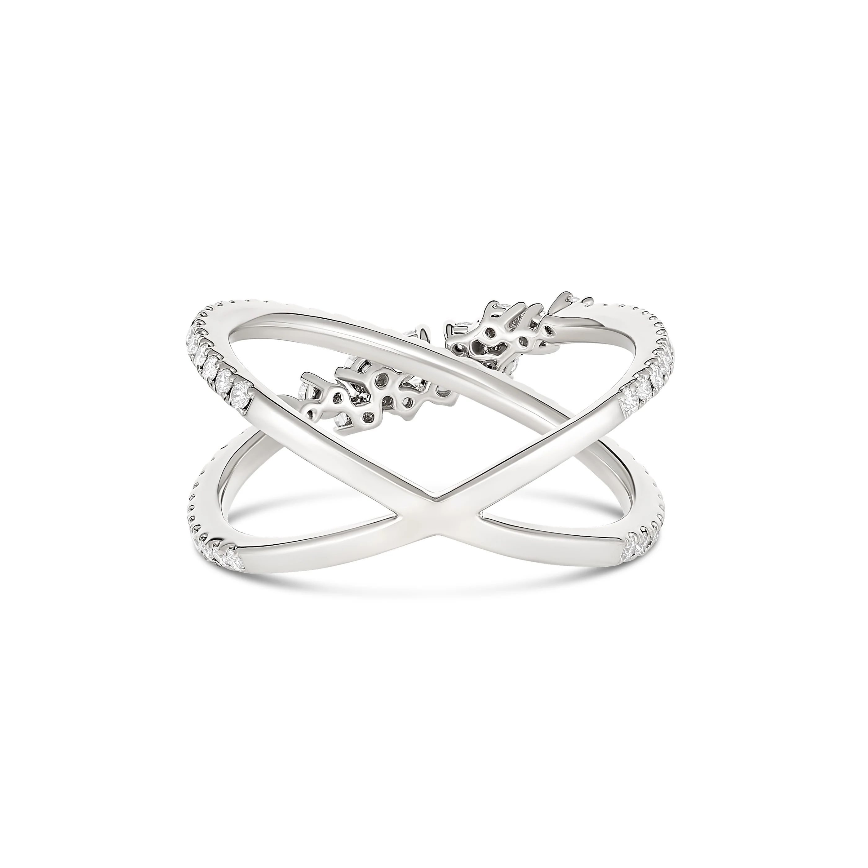 Galaxy Diamond Ring | 18K White Gold - Image 4