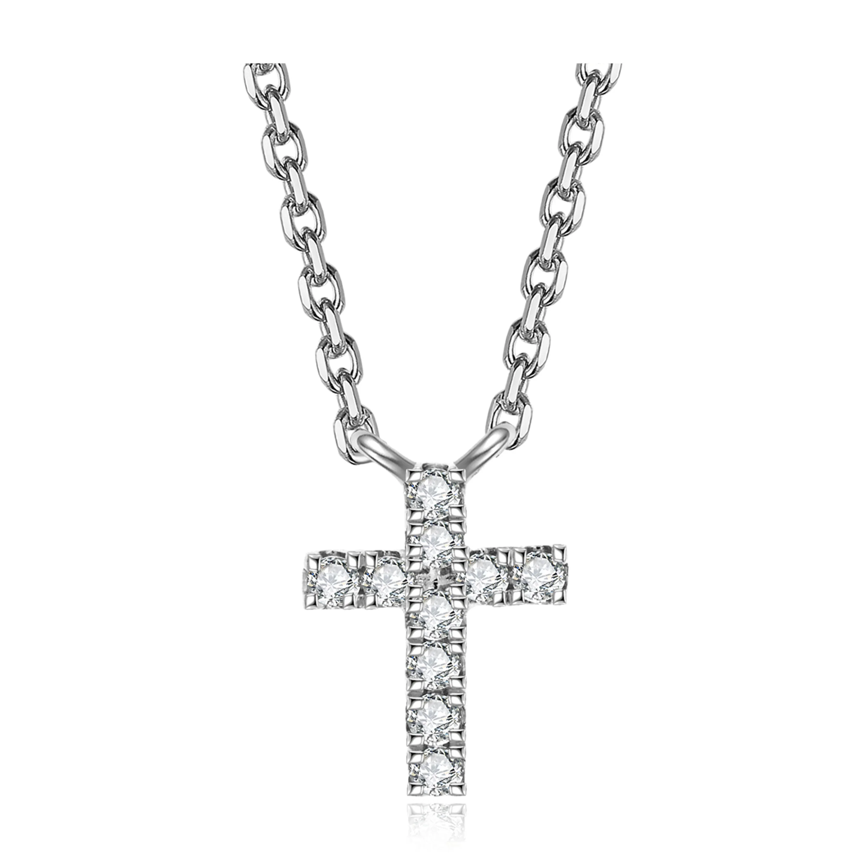 Icon Cross Pendant Necklace | Yellow Gold - Image 5