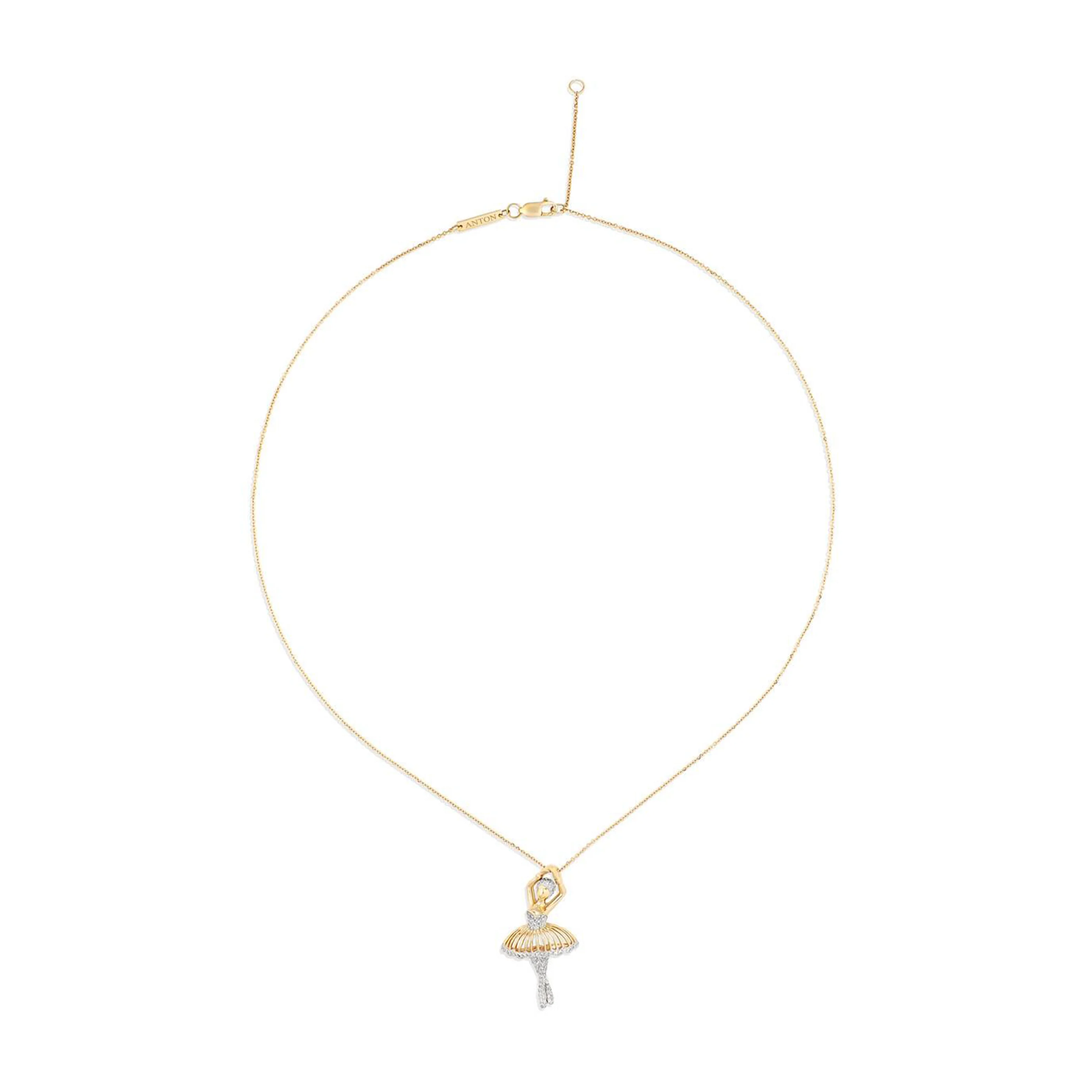 Little Rocks® Ballerina Pendant Necklace | 18K Yellow Gold - Image 2