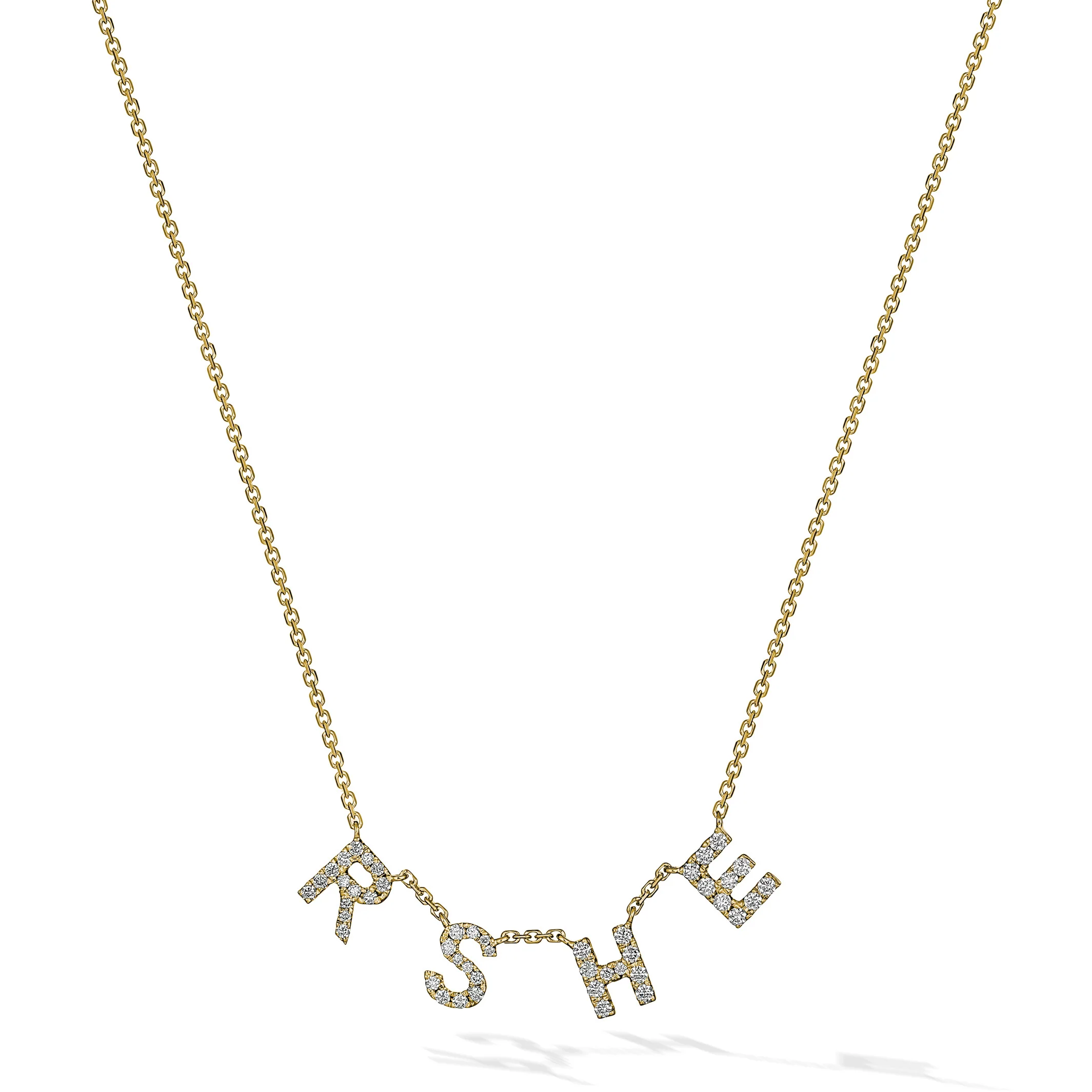 Personalised Pendant Necklace | Yellow Gold - Image 19