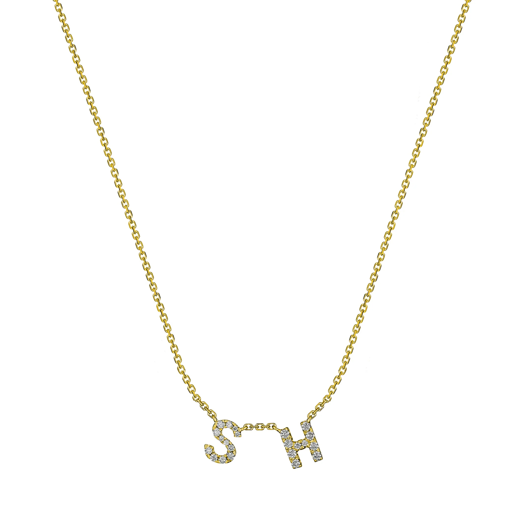 Personalised Pendant Necklace | Yellow Gold - Image 23