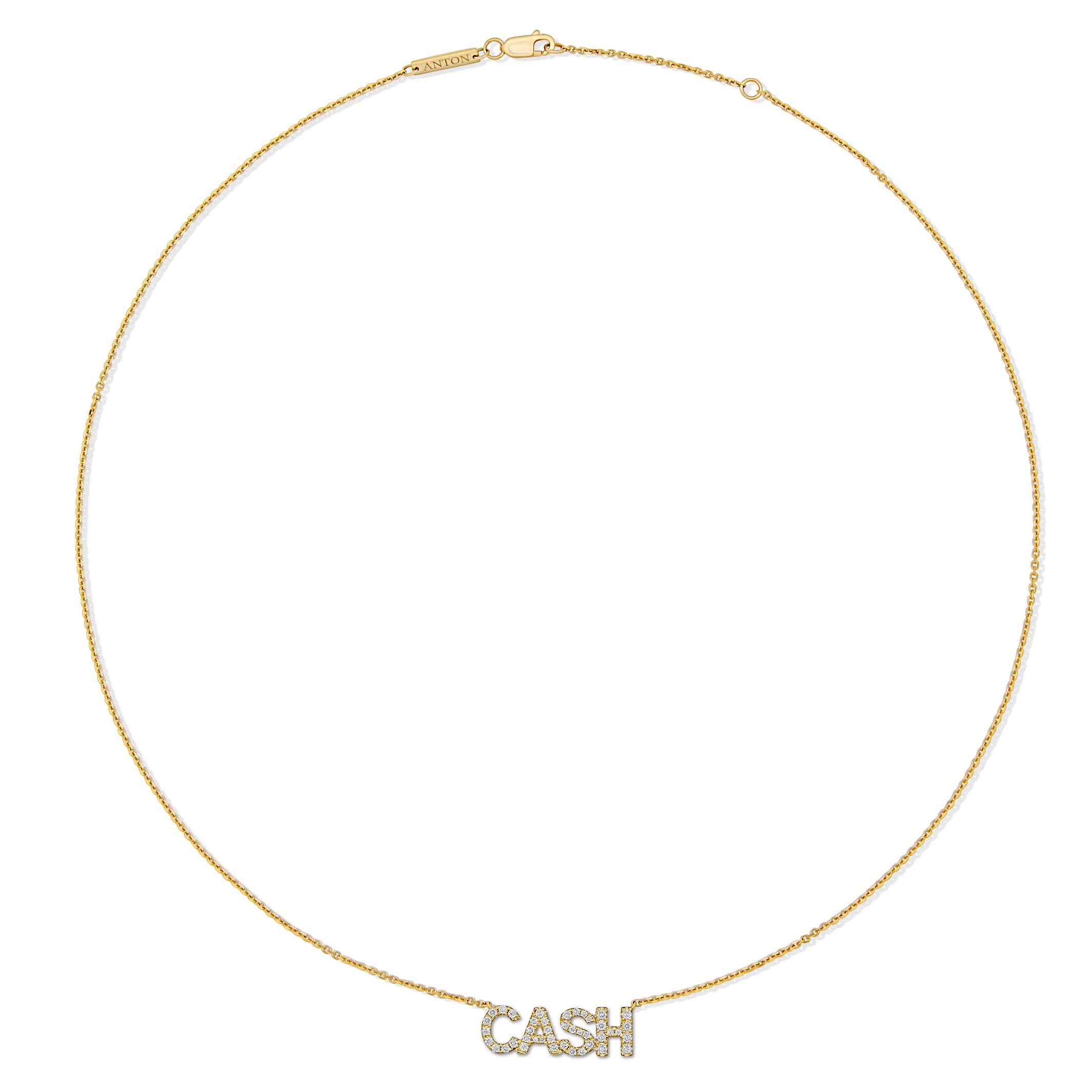 Personalised Pendant Necklace | Yellow Gold - Image 5