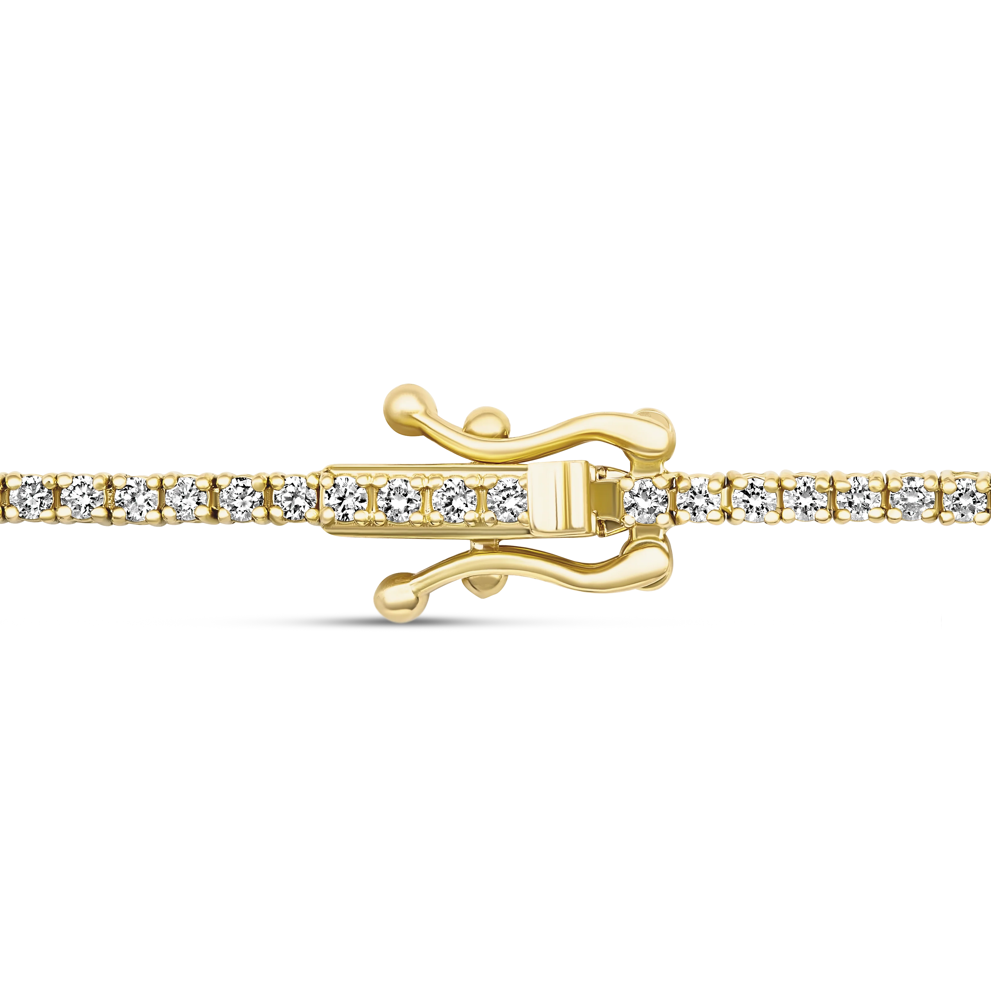Promotional Finds Classic 1.00ct Natural Diamond Tennis Bracelet | 18K Yellow Gold - Image 2