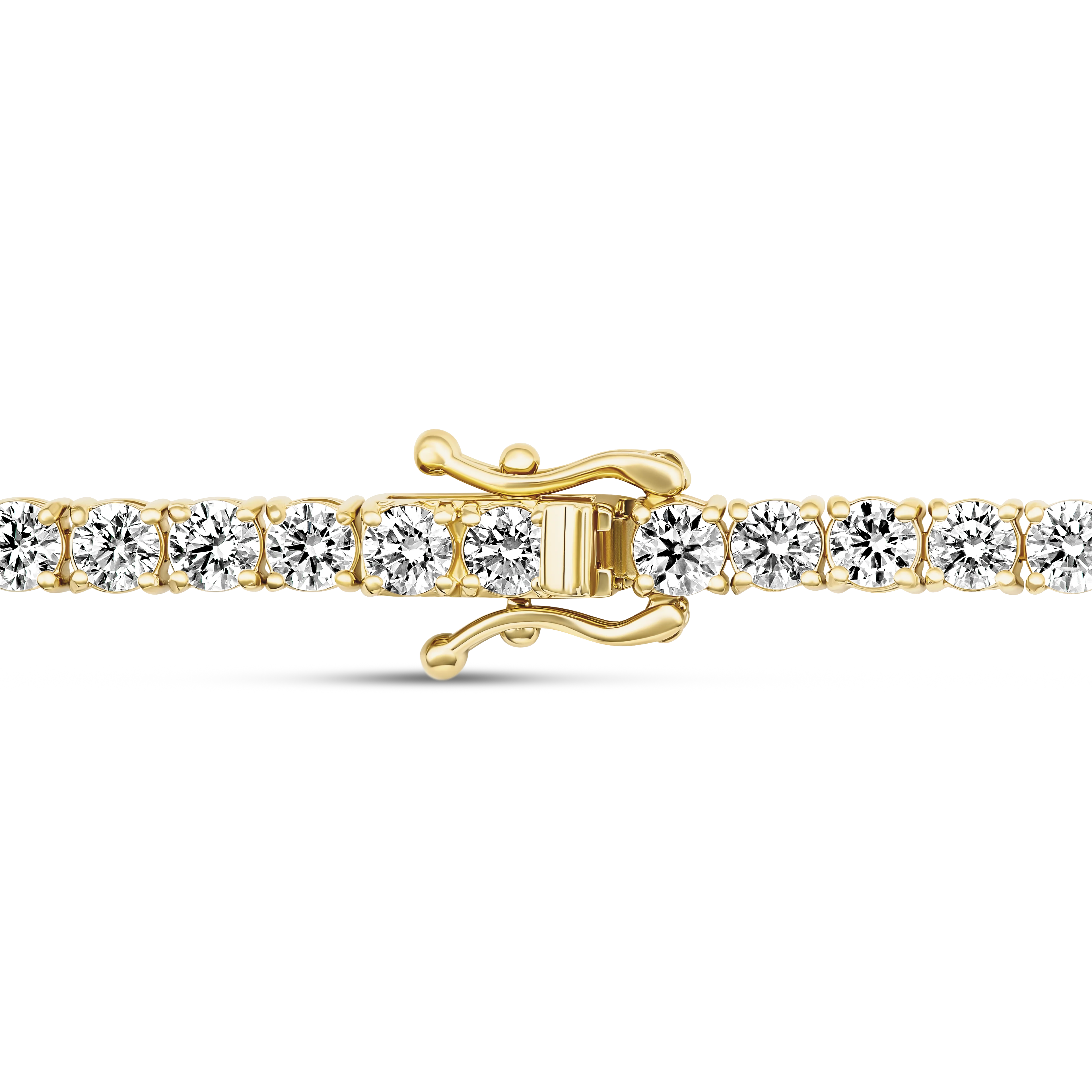 Promotional Finds Classic 5.60ct Natural Diamond Tennis Bracelet | 18K Yellow Gold - Image 2