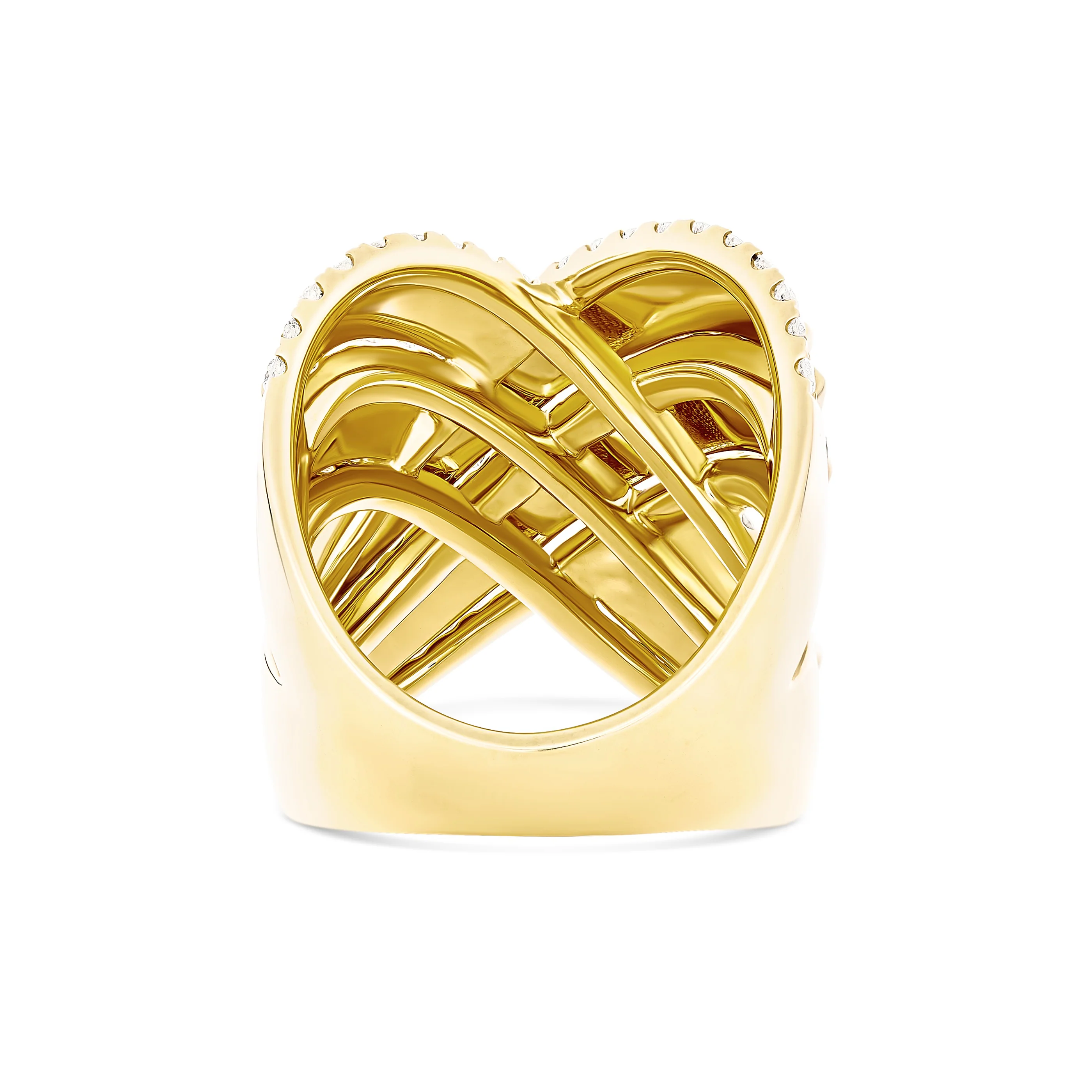 R.08® Combat Diamond Ring | 18K Yellow Gold - Image 5
