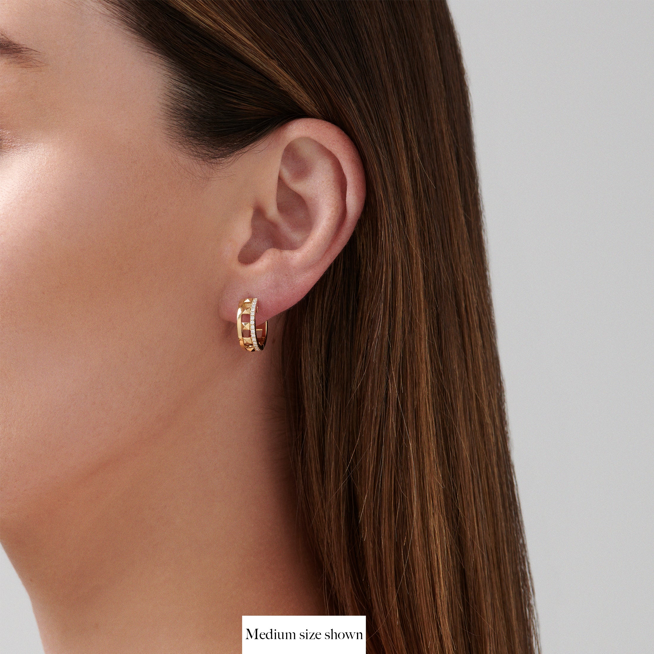 R.08® Contour Diamond Huggies | 18K Yellow Gold - Image 6
