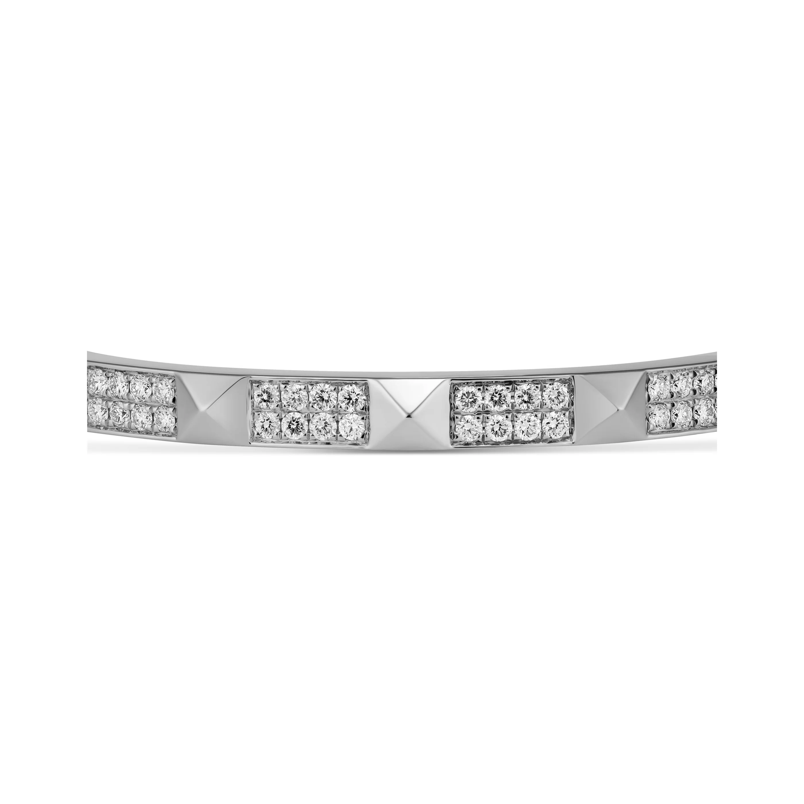 R.08® Deux Diamond Bangle | White Gold - Image 3