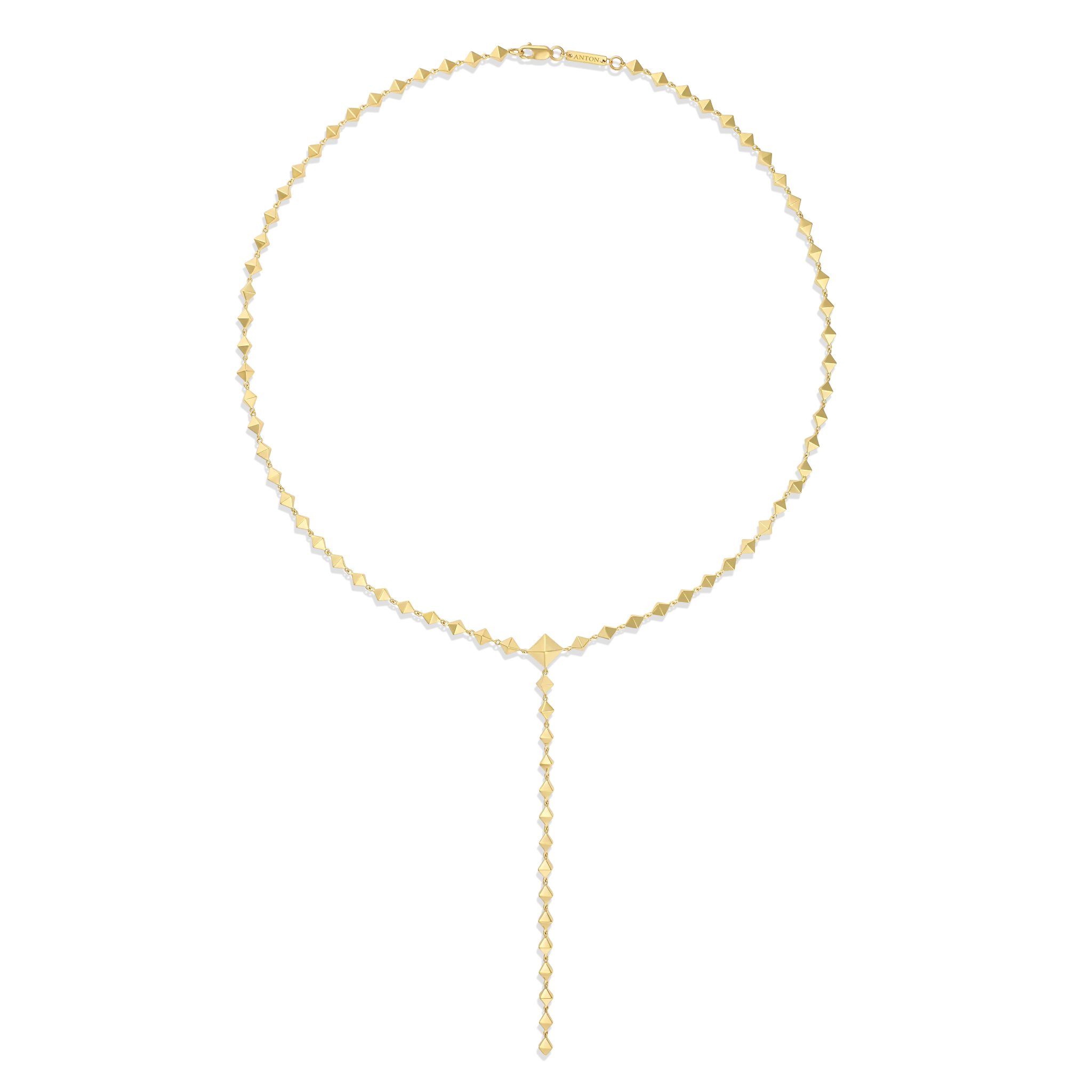 R.08® Matrix Lariat Necklace | 18K Yellow Gold - Image 3