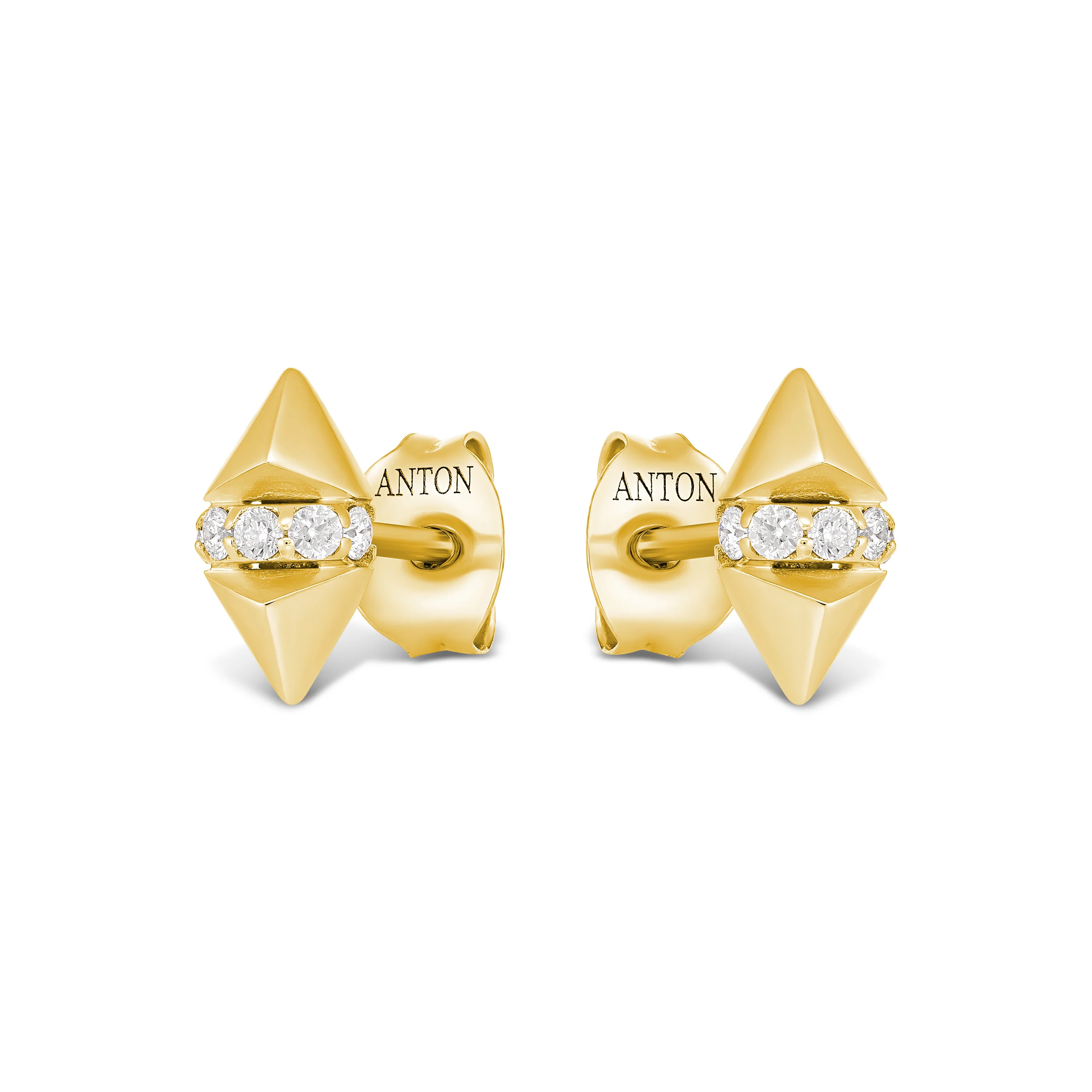 R.08® Nirvana Step Earrings | 18K Yellow Gold - Image 3