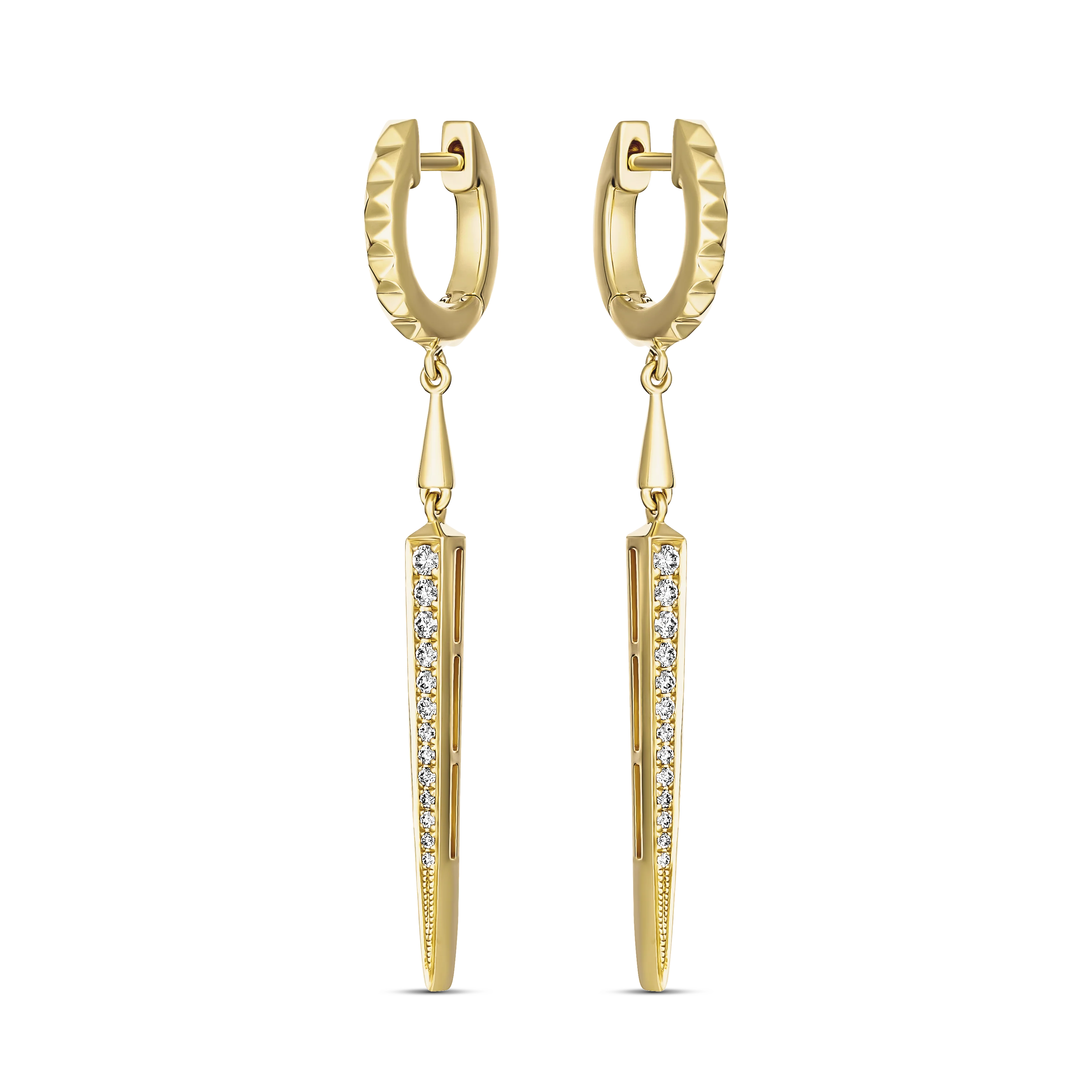 R.08® Pointe 2.0 Small Hoops | 18K White Gold - Image 8