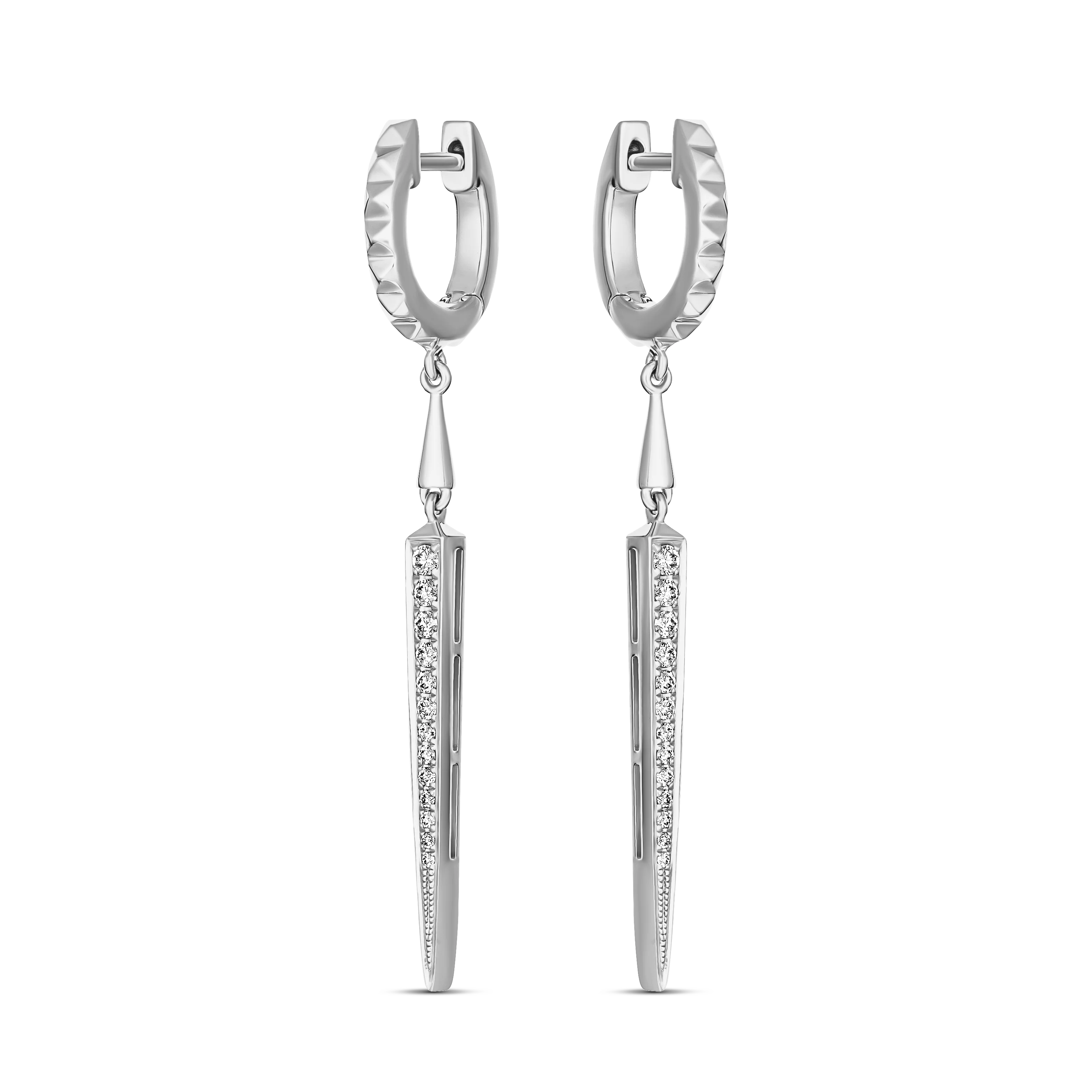 R.08® Pointe 2.0 Small Hoops | 18k Yellow Gold - Image 4