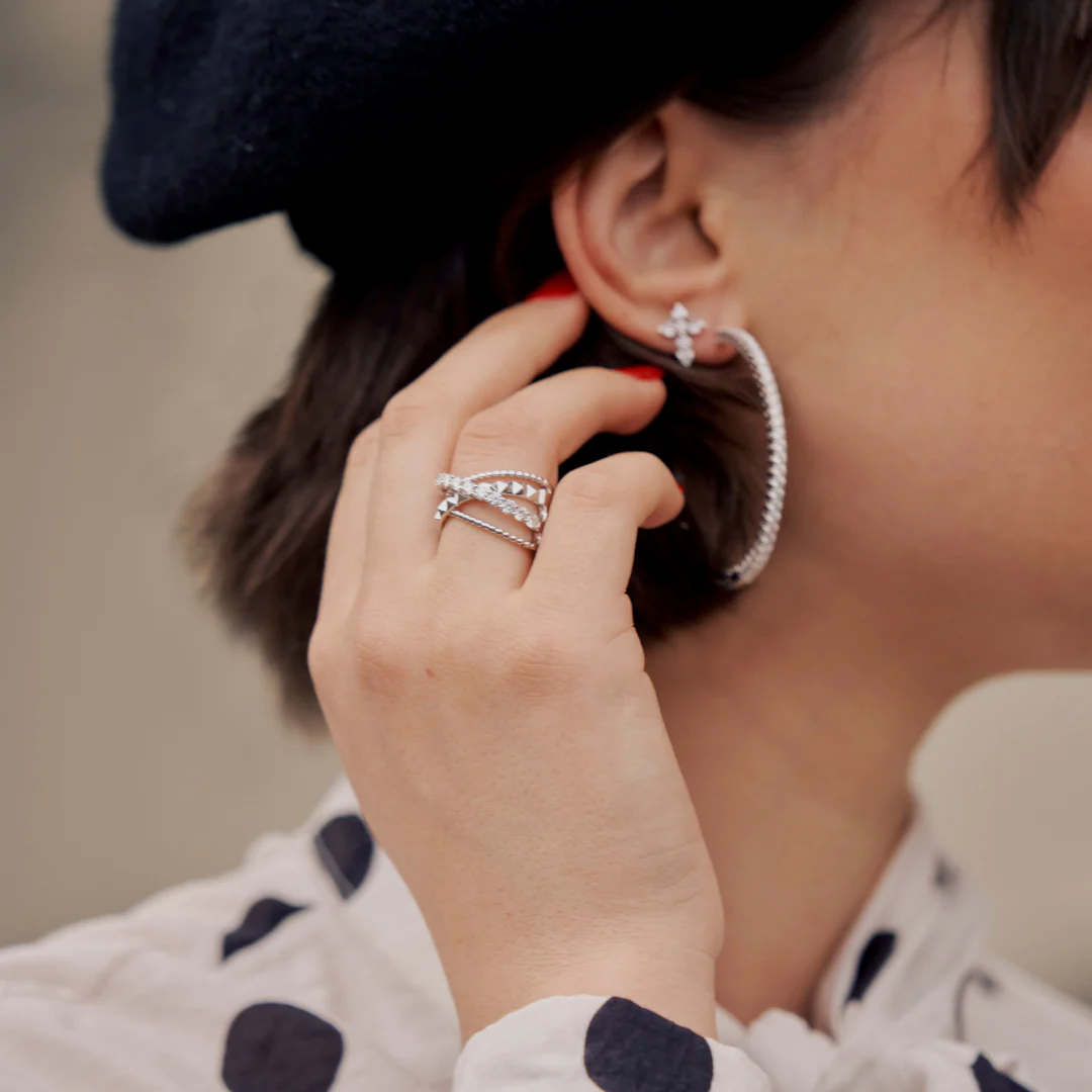 R.08® Tilt Ring | White Gold - Image 3