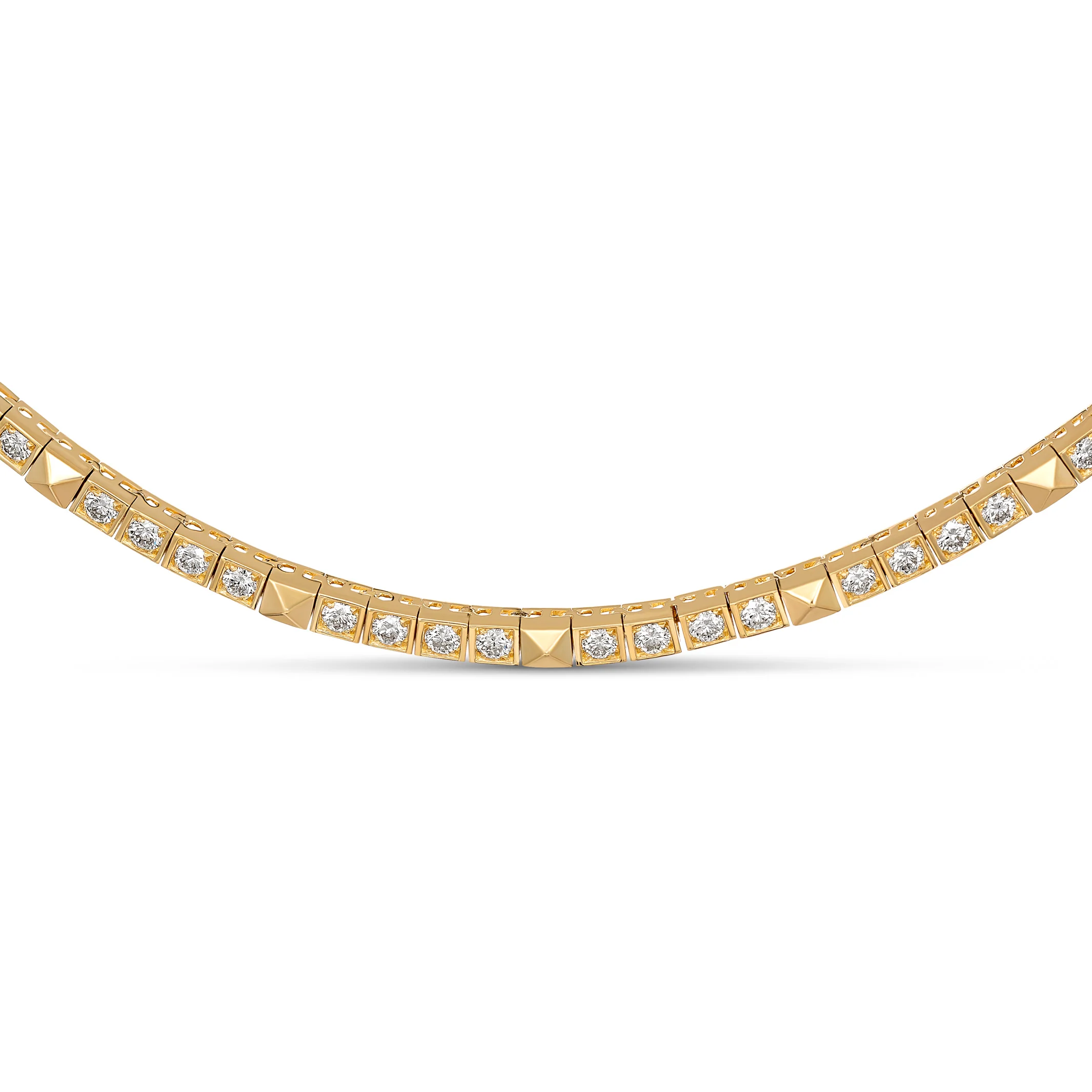 R.08® Une Diamond Necklace | Yellow Gold - Image 3