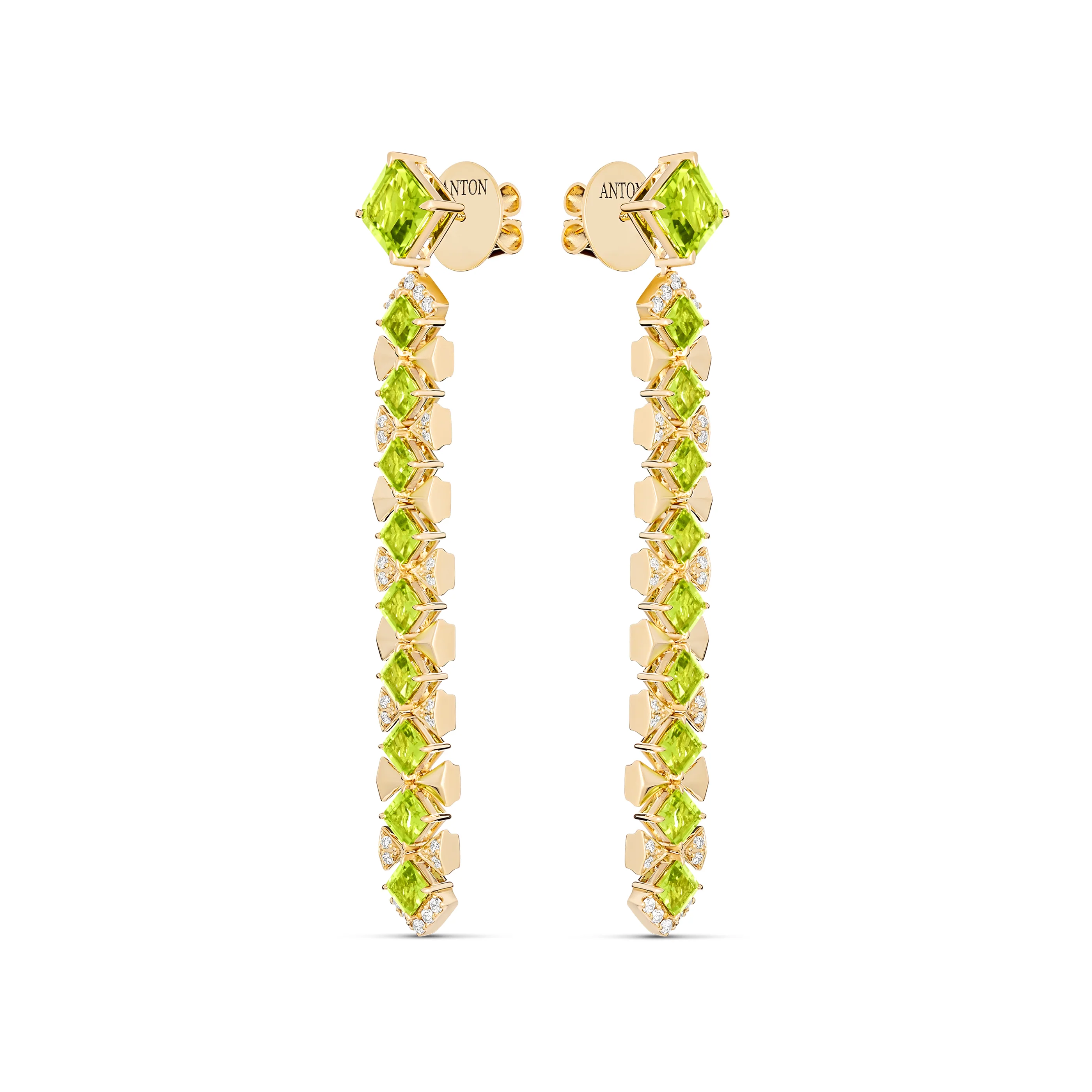 R.08® Vivant Coloured Gemstone Earrings | 18K Yellow Gold - Image 3