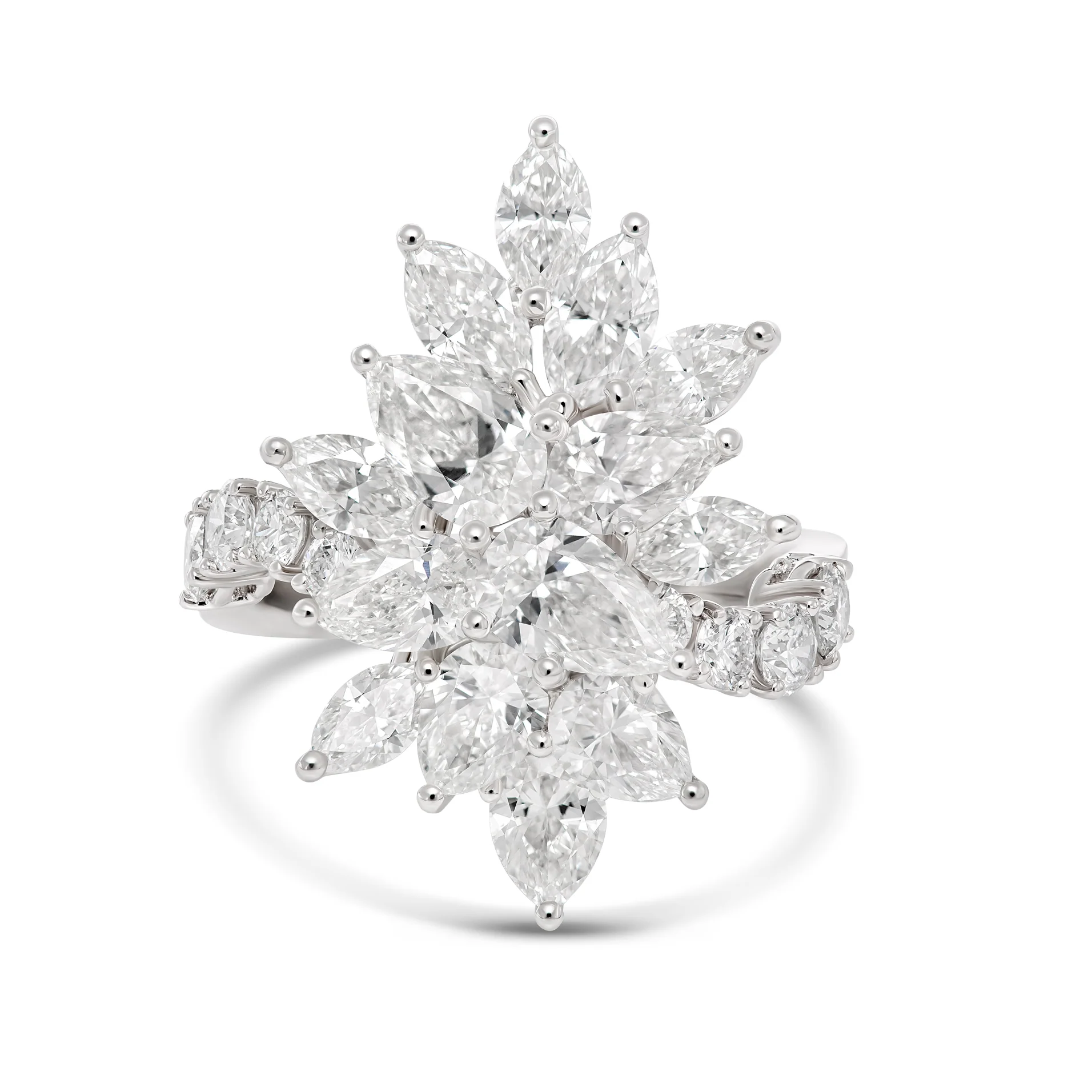 Riviera | Cannes Diamond Multi Cluster Ring