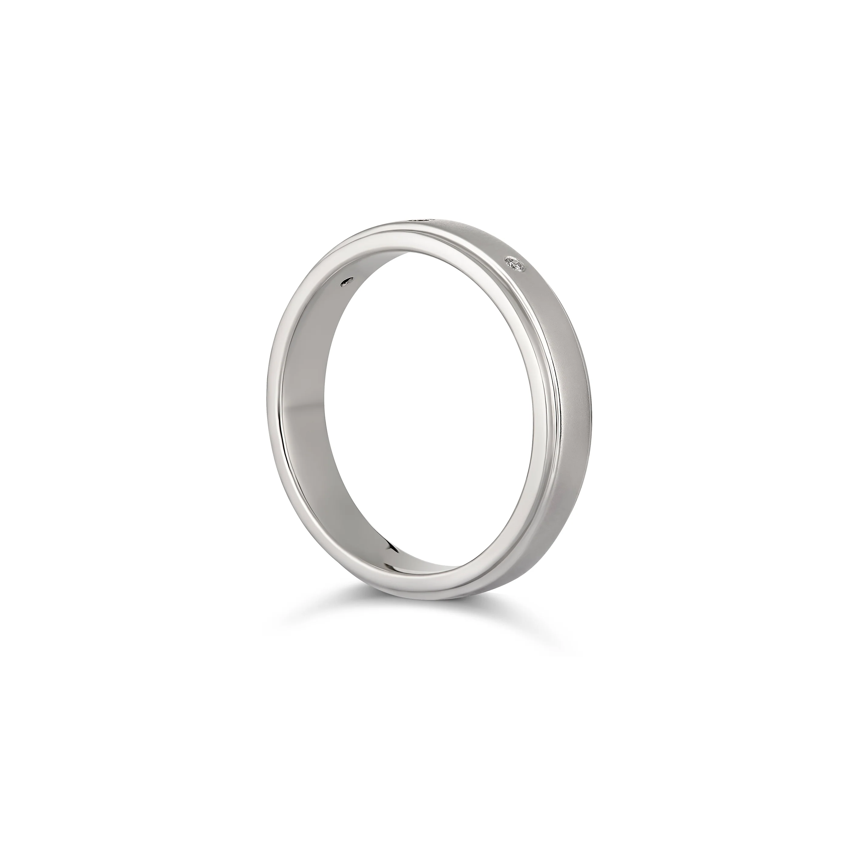 Wedding Eternity Round Brilliant Cut Diamond Ring | White Gold - Image 2